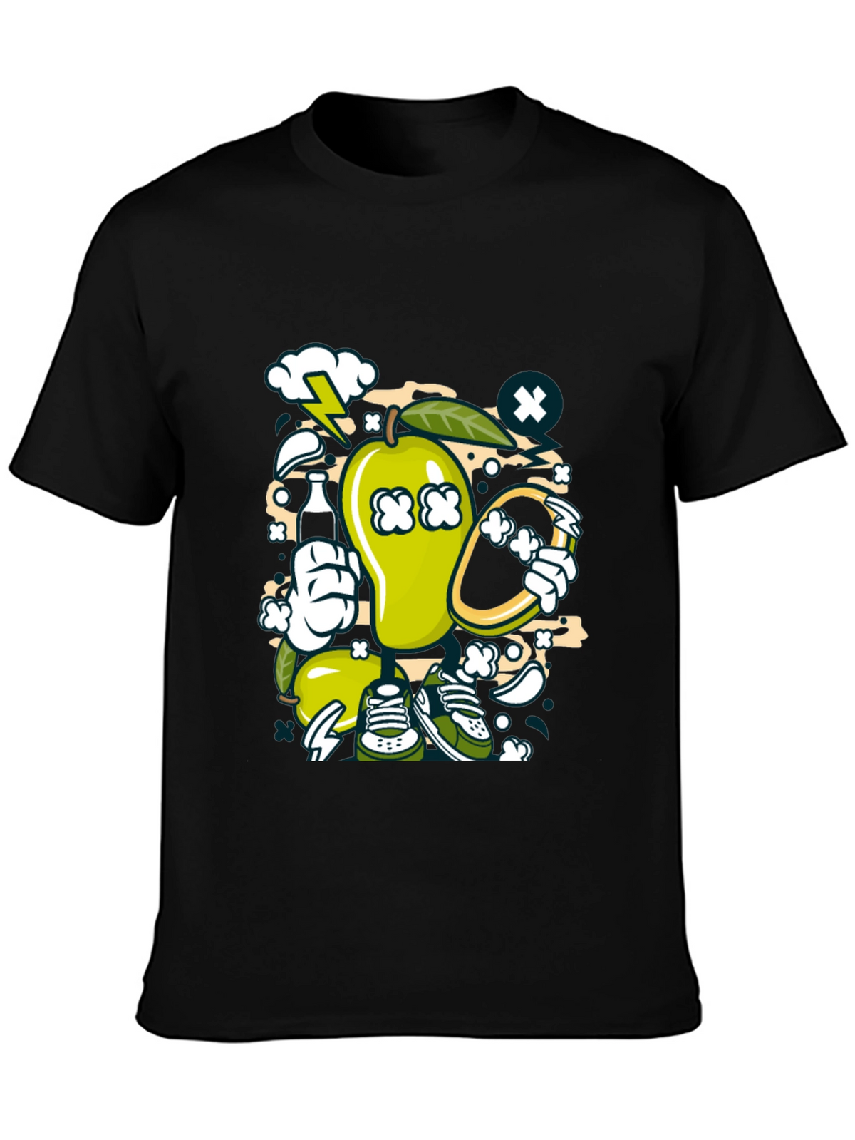 Mango Madness Graphic Tee - Cool Cartoon Style