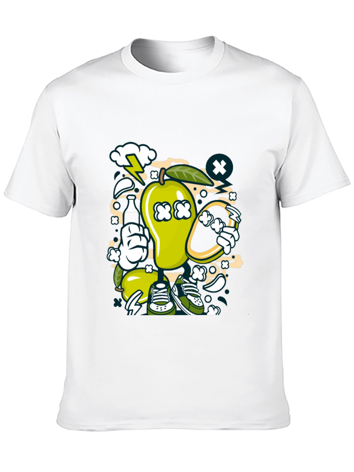 Mango Madness Graphic Tee - Cool Cartoon Style