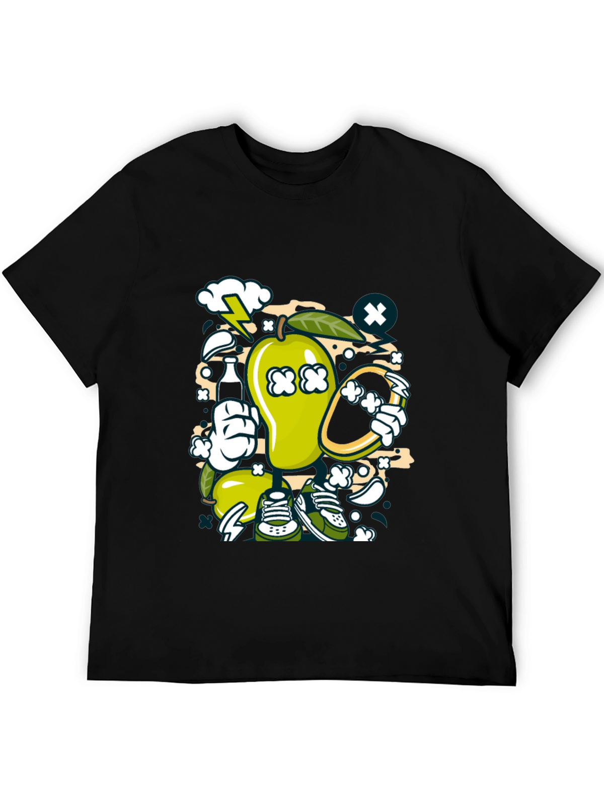 Mango Madness Graphic Tee - Cool Cartoon Style