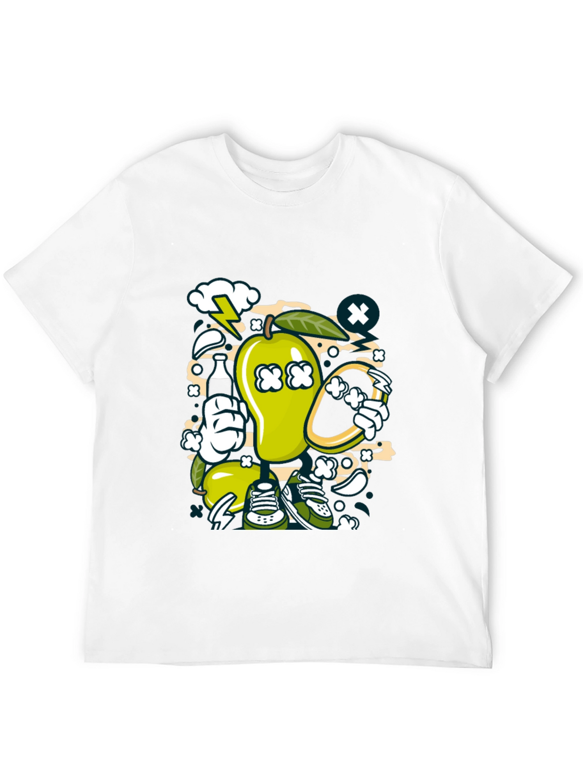 Mango Madness Graphic Tee - Cool Cartoon Style