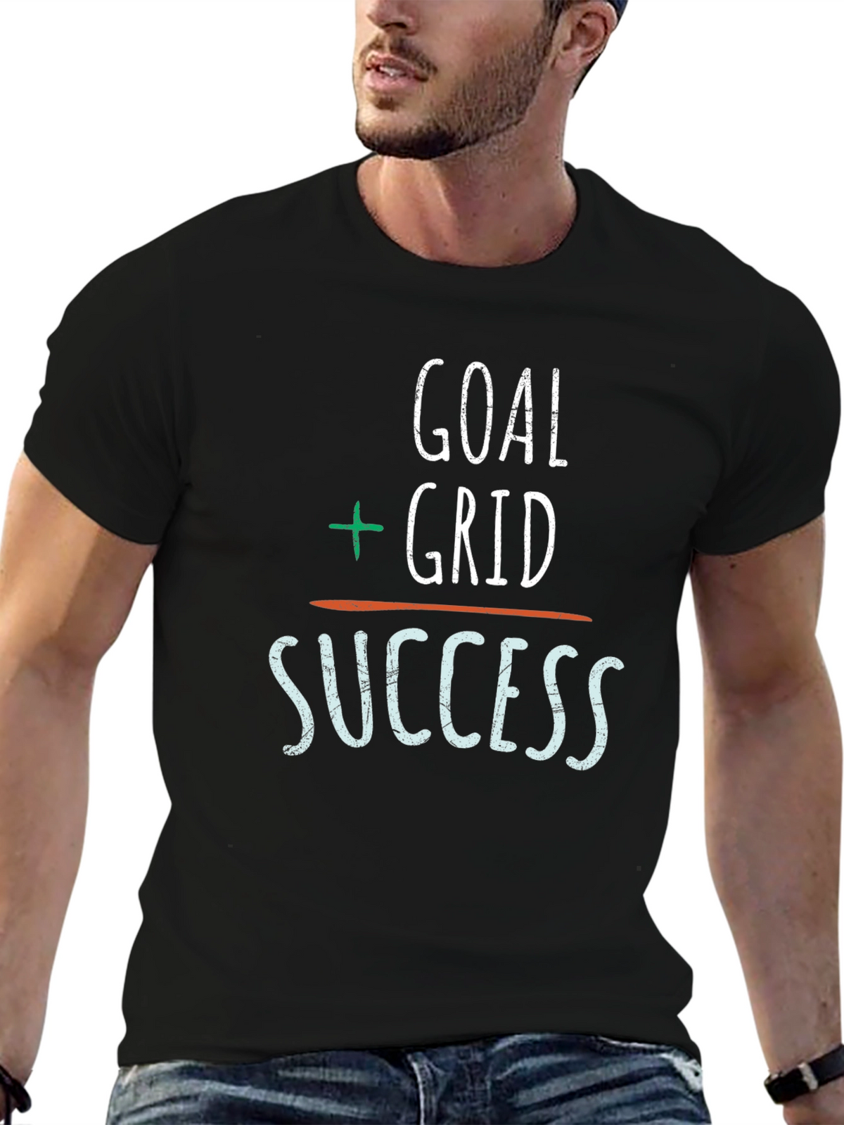 Goal Grid Success T-Shirt - Motivational Tee