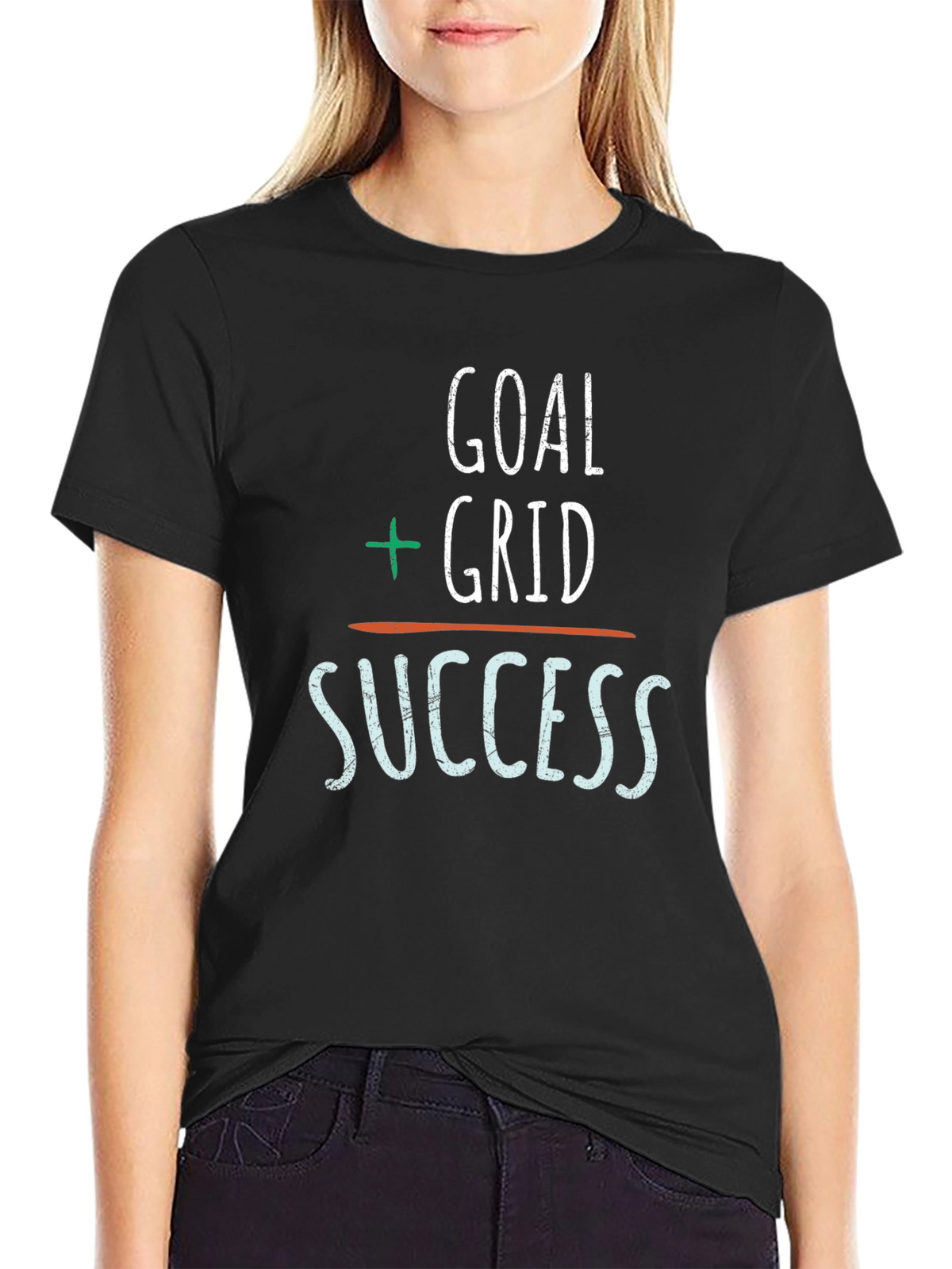 Goal Grid Success T-Shirt - Motivational Tee
