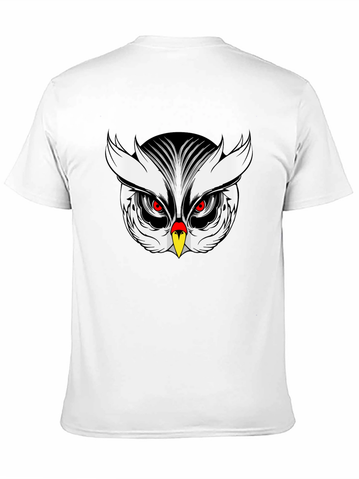 Owl Graphic Black T-Shirt Mens Fashion Tee