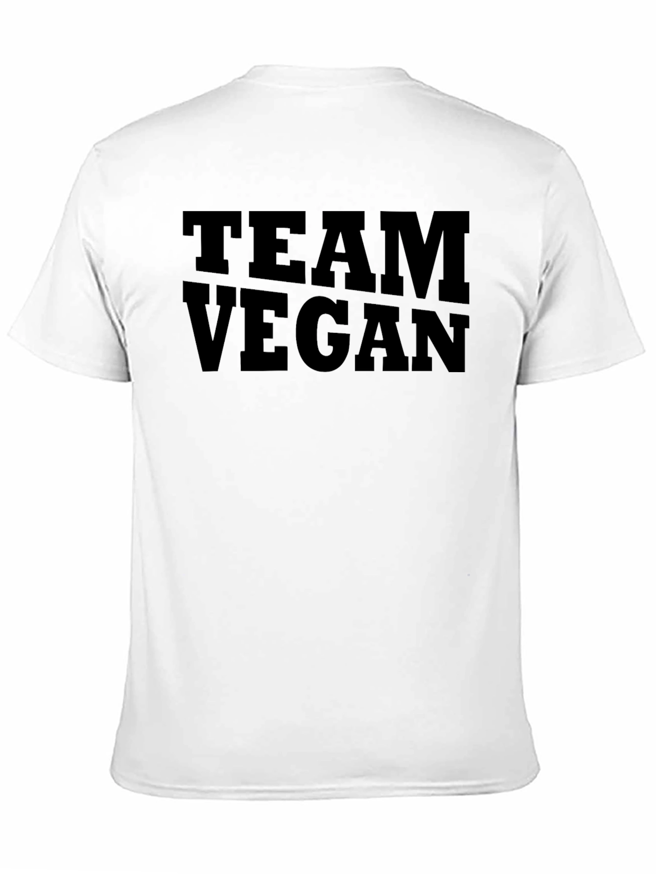 Team Vegan Black Graphic T-Shirt