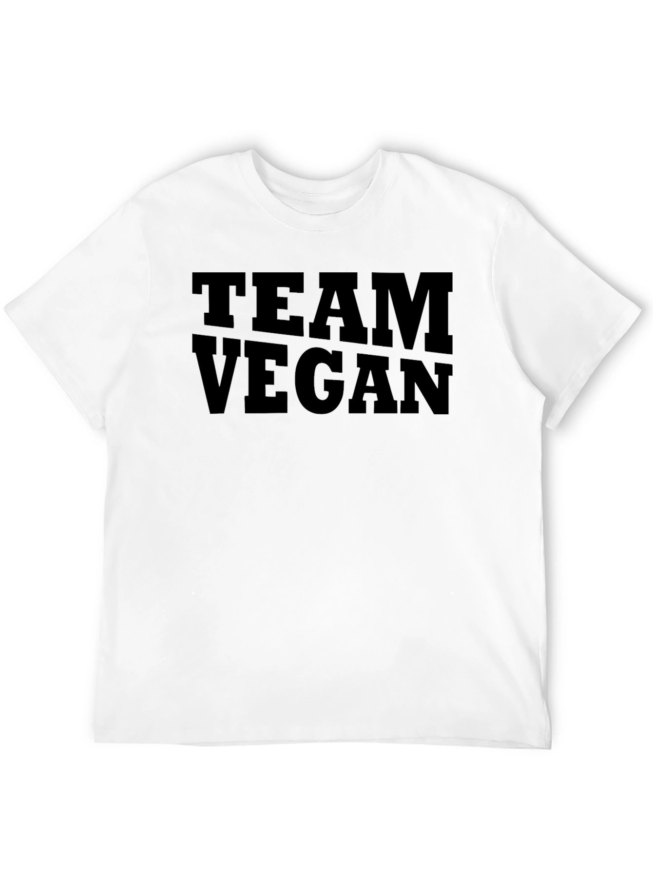 Team Vegan Black Graphic T-Shirt