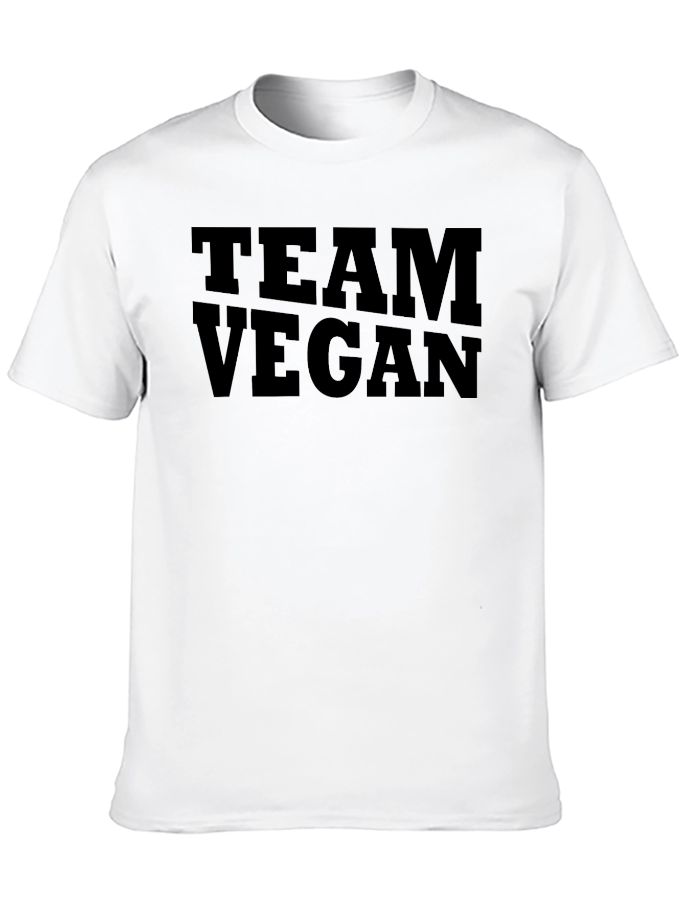 Team Vegan Black Graphic T-Shirt