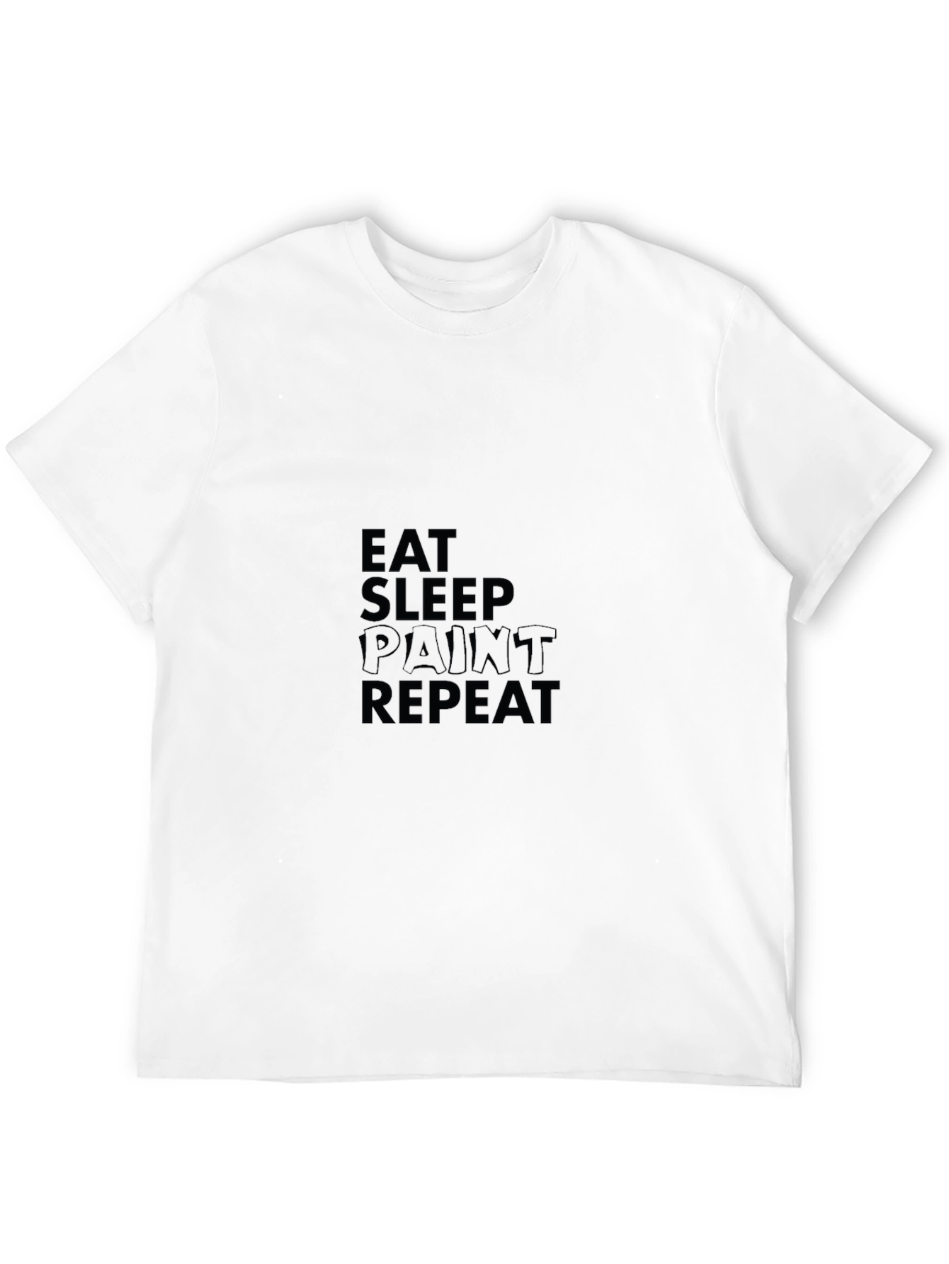 Eat Sleep Paint Repeat Graphic Tee