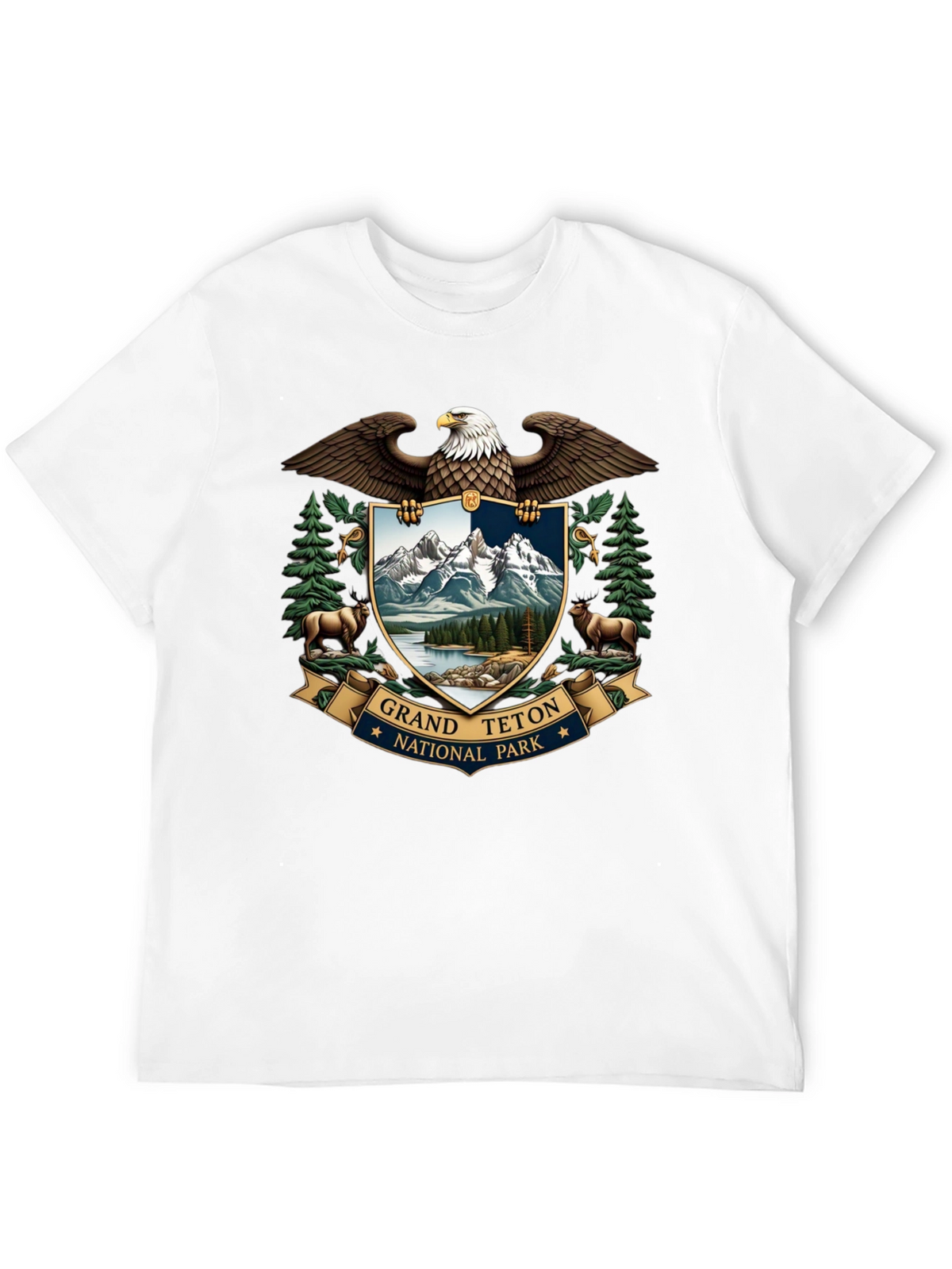 Grand Teton National Park Eagle Crest T-Shirt