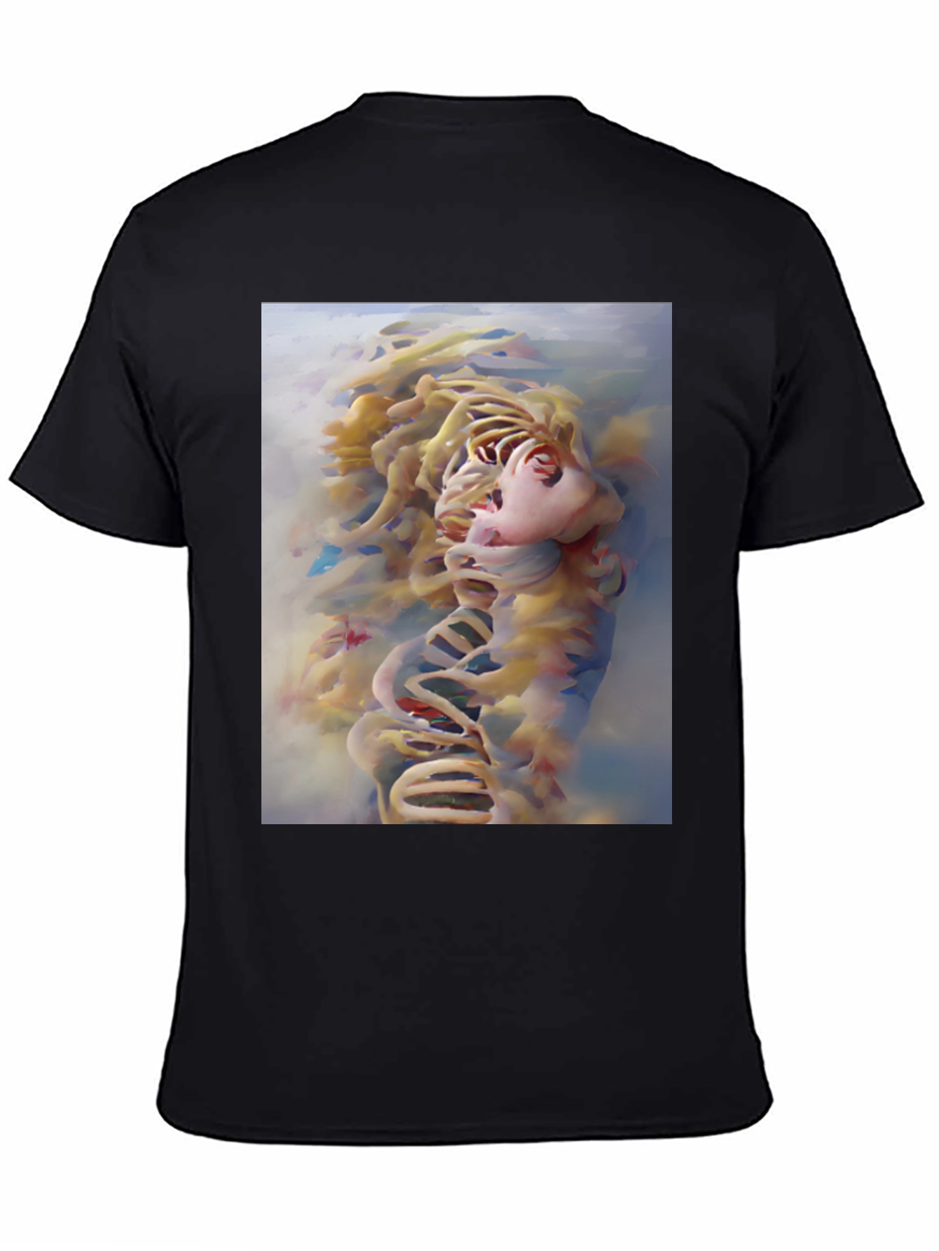 Abstract Face Graphic Tee - Modern Art Shirt