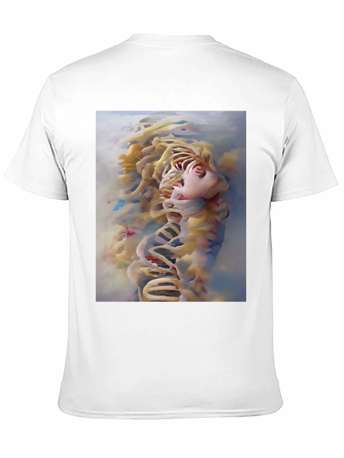 Abstract Face Graphic Tee - Modern Art Shirt