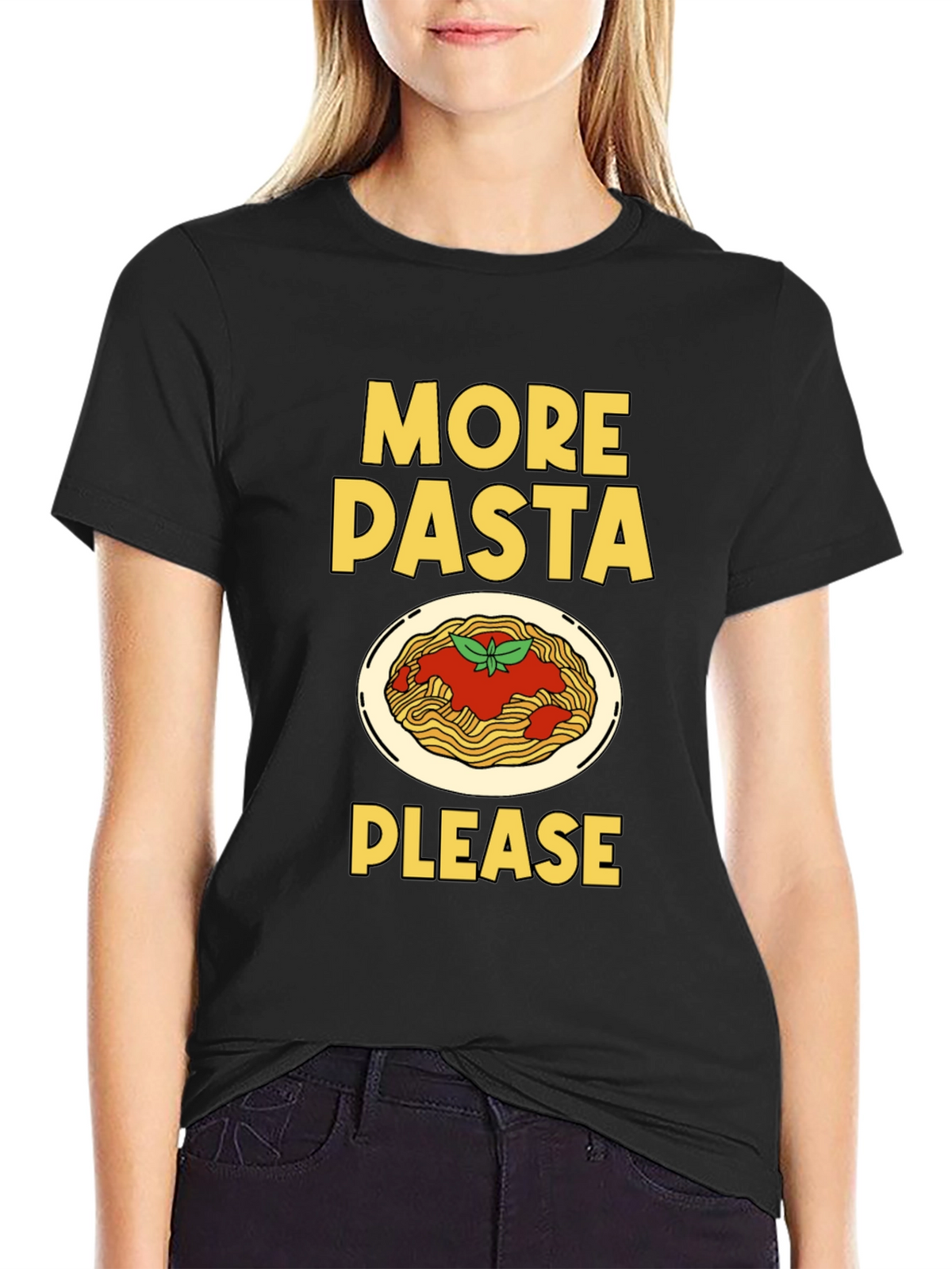 More Pasta Please T-Shirt - Funny Foodie Tee