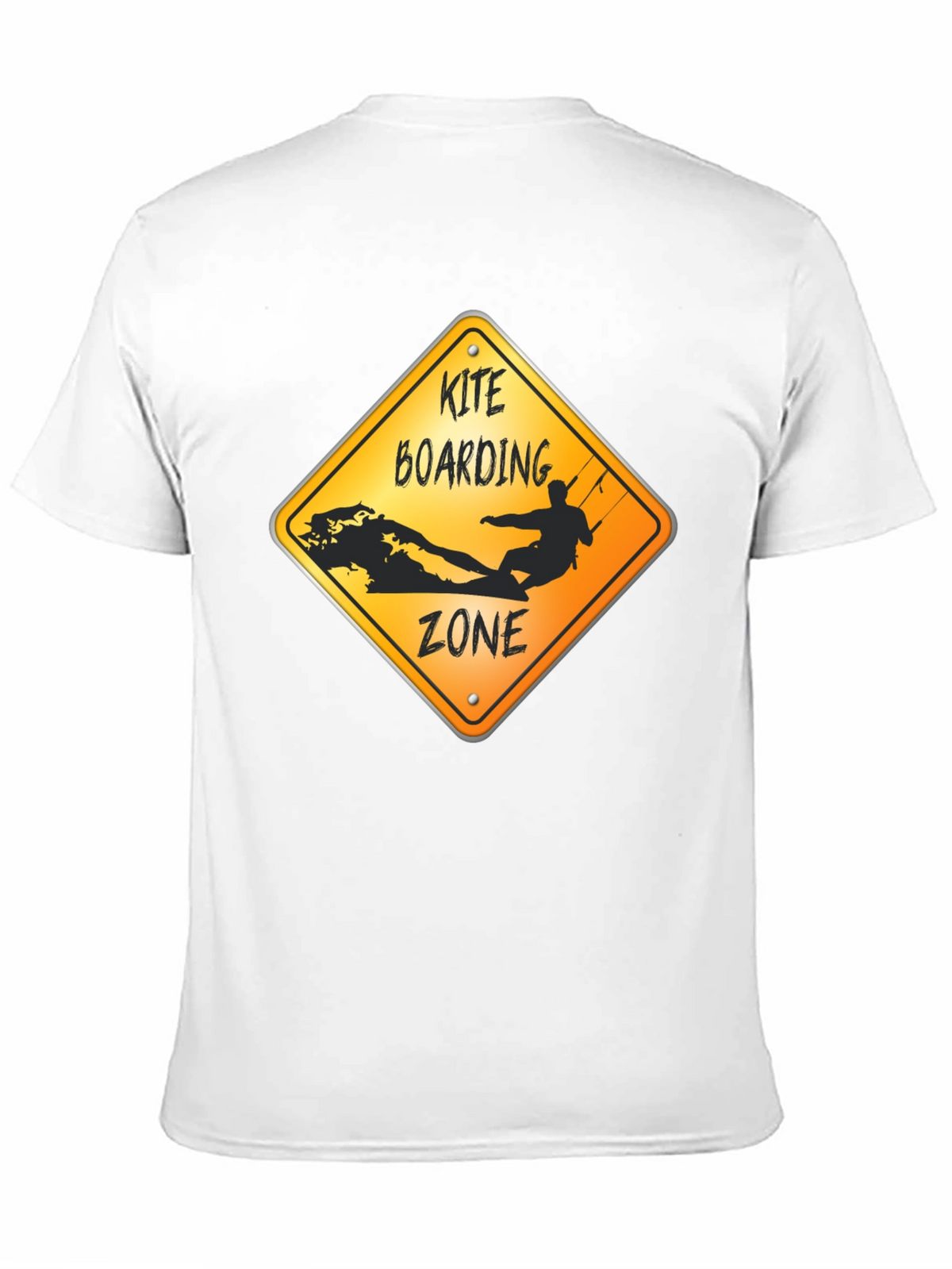 Kite Boarding Zone Graphic T-Shirt - Black