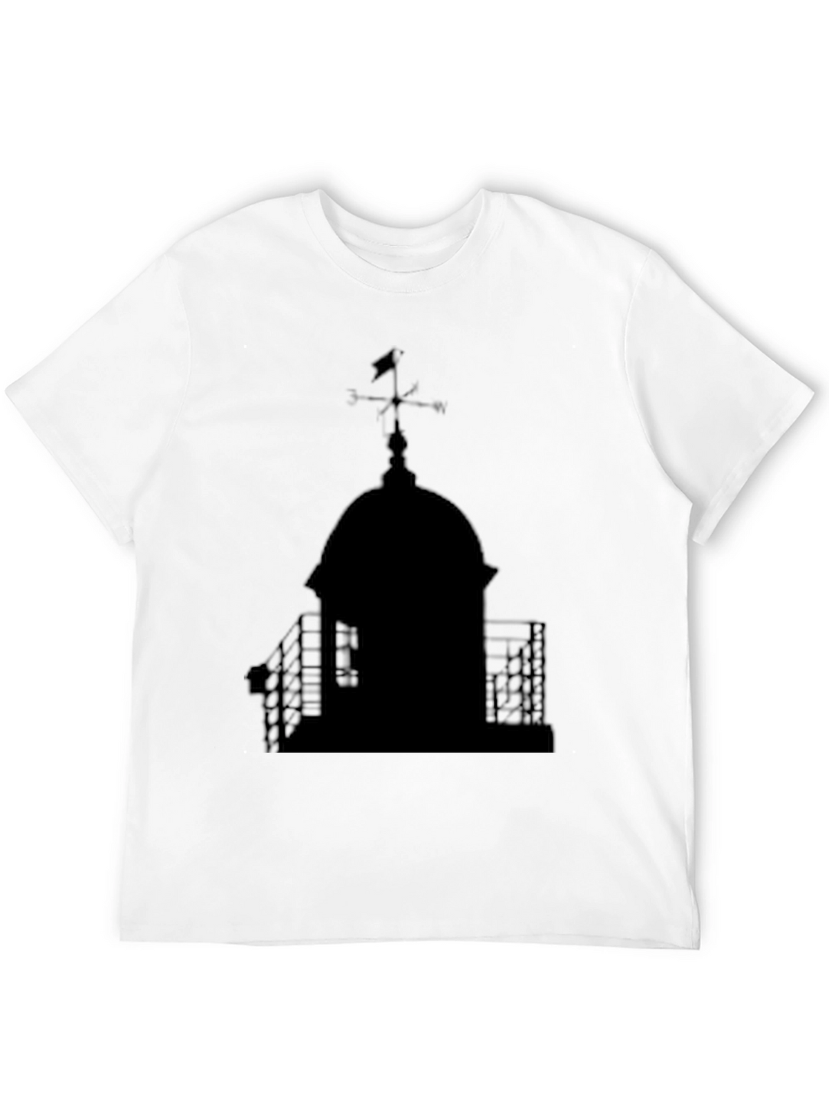 Black Silhouette Dome Graphic T-Shirt