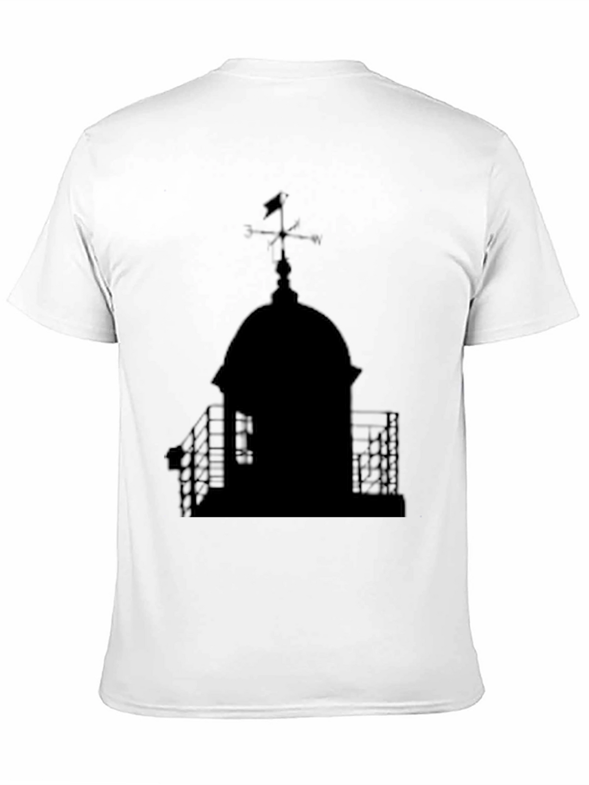 Black Silhouette Dome Graphic T-Shirt