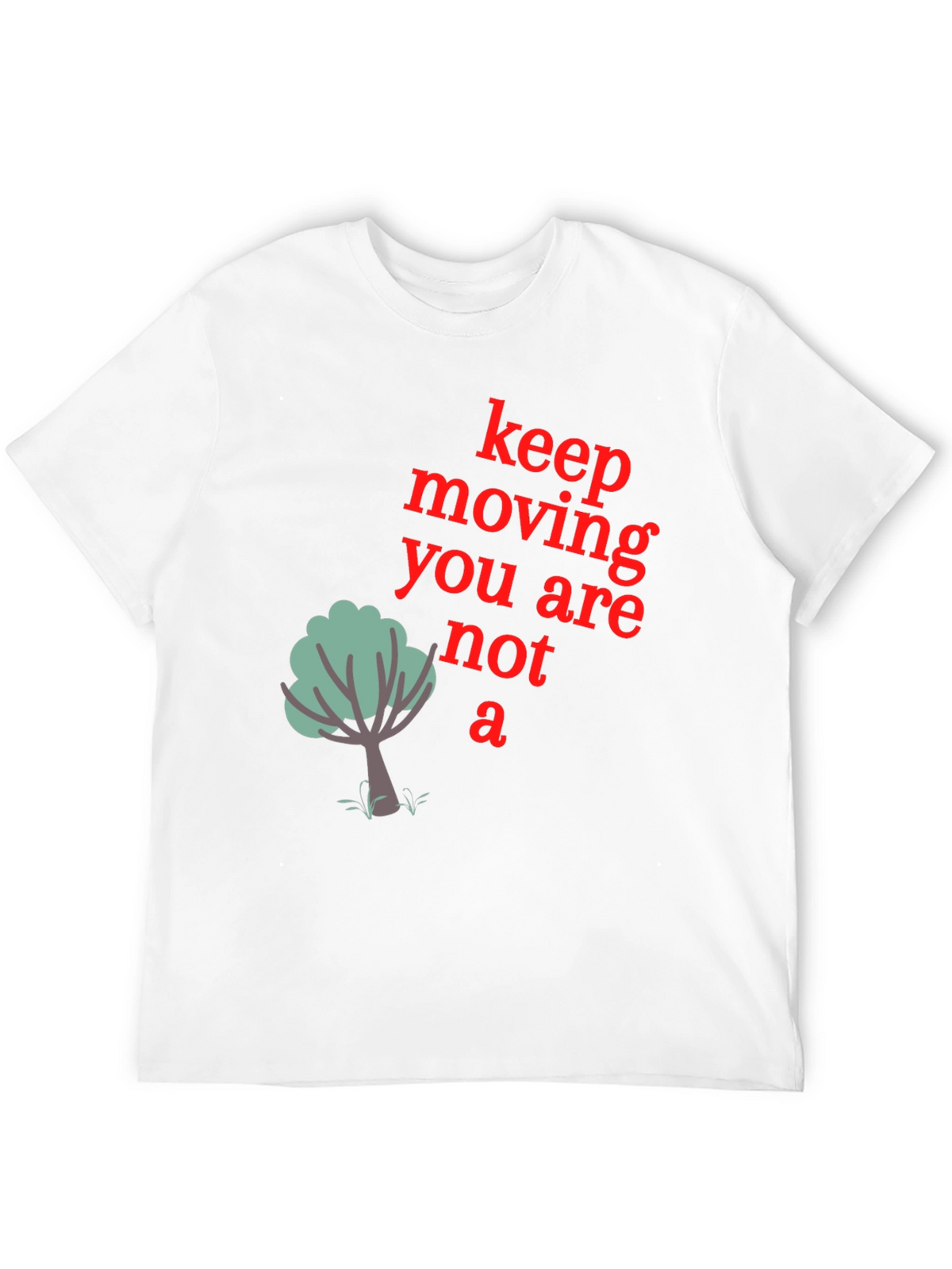 Keep Moving Graphic Tee - Mens Black T-Shirt