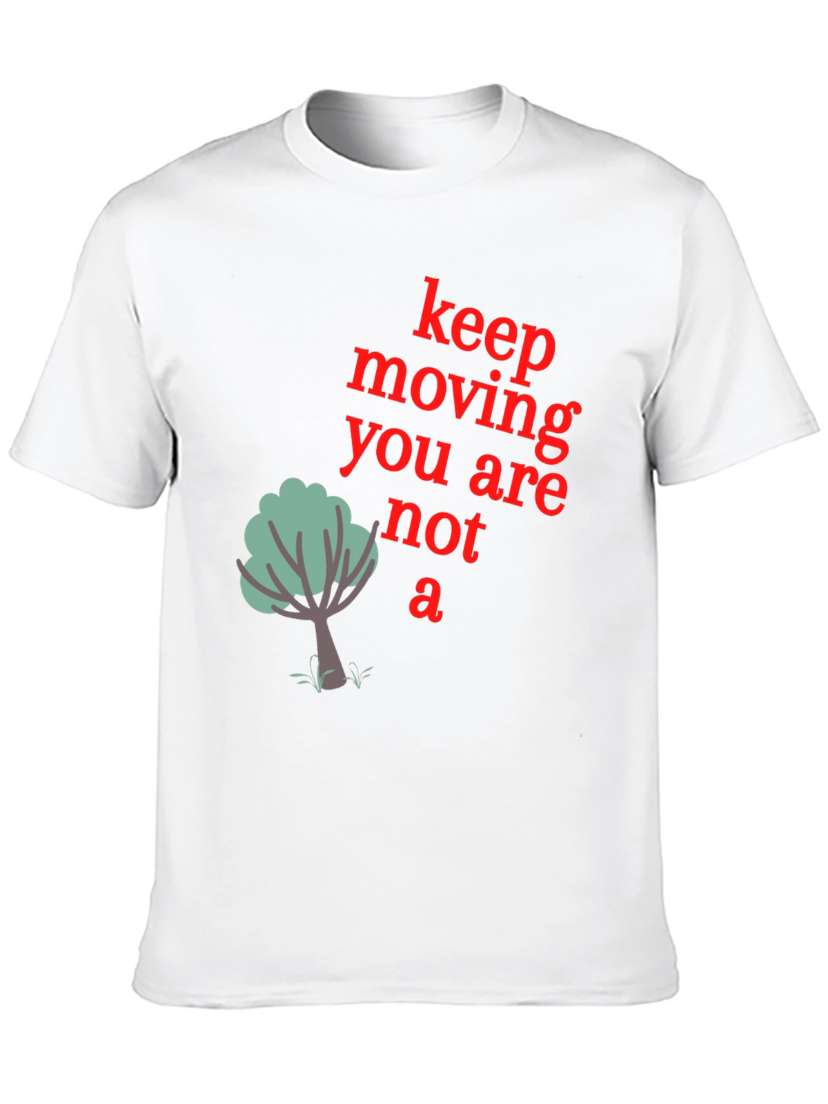 Keep Moving Graphic Tee - Mens Black T-Shirt