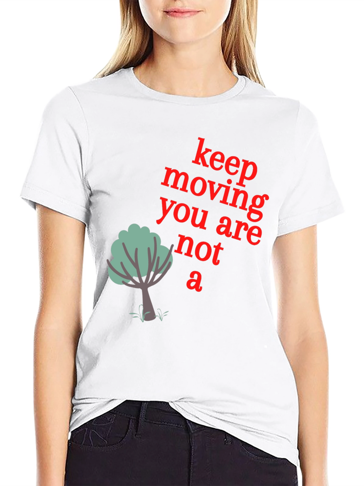 Keep Moving Graphic Tee - Mens Black T-Shirt