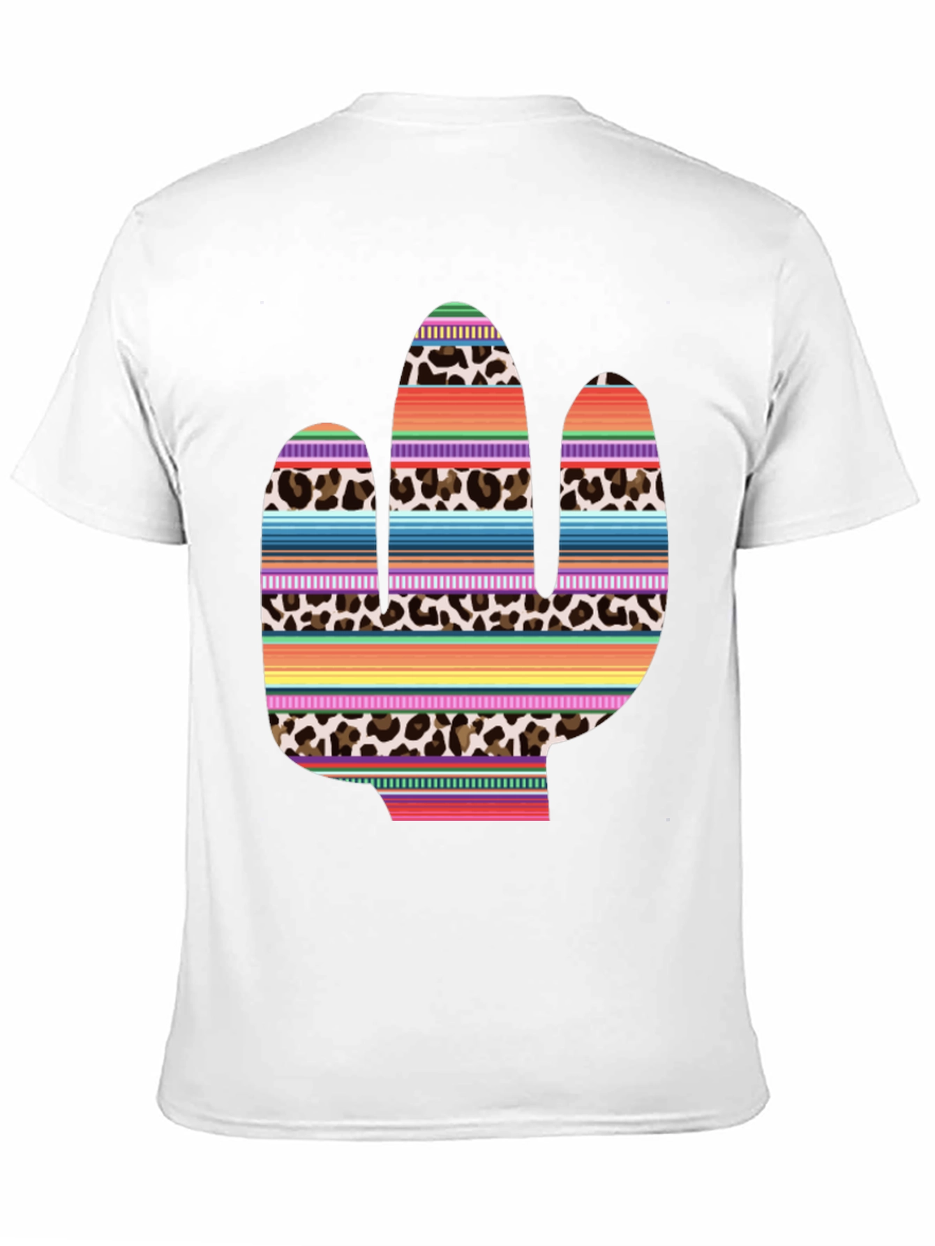 Cactus Print Tee - Western Style