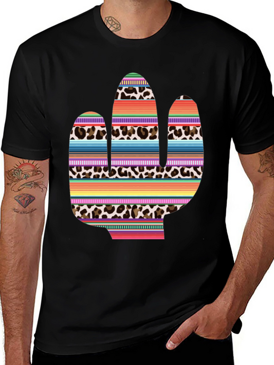 Cactus Print Tee - Western Style