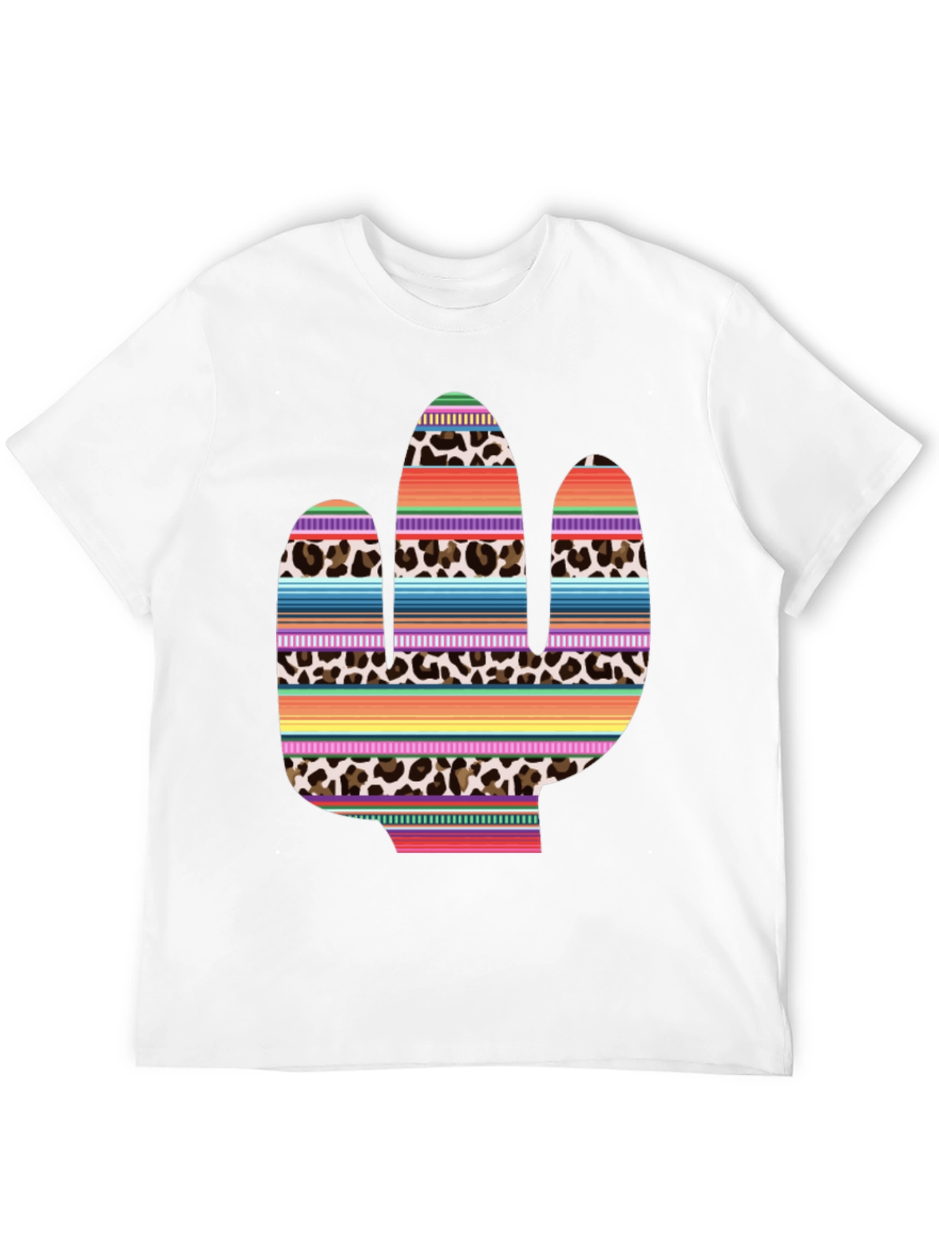 Cactus Print Tee - Western Style
