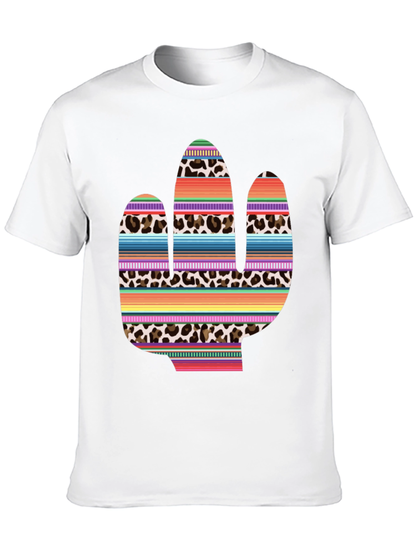 Cactus Print Tee - Western Style