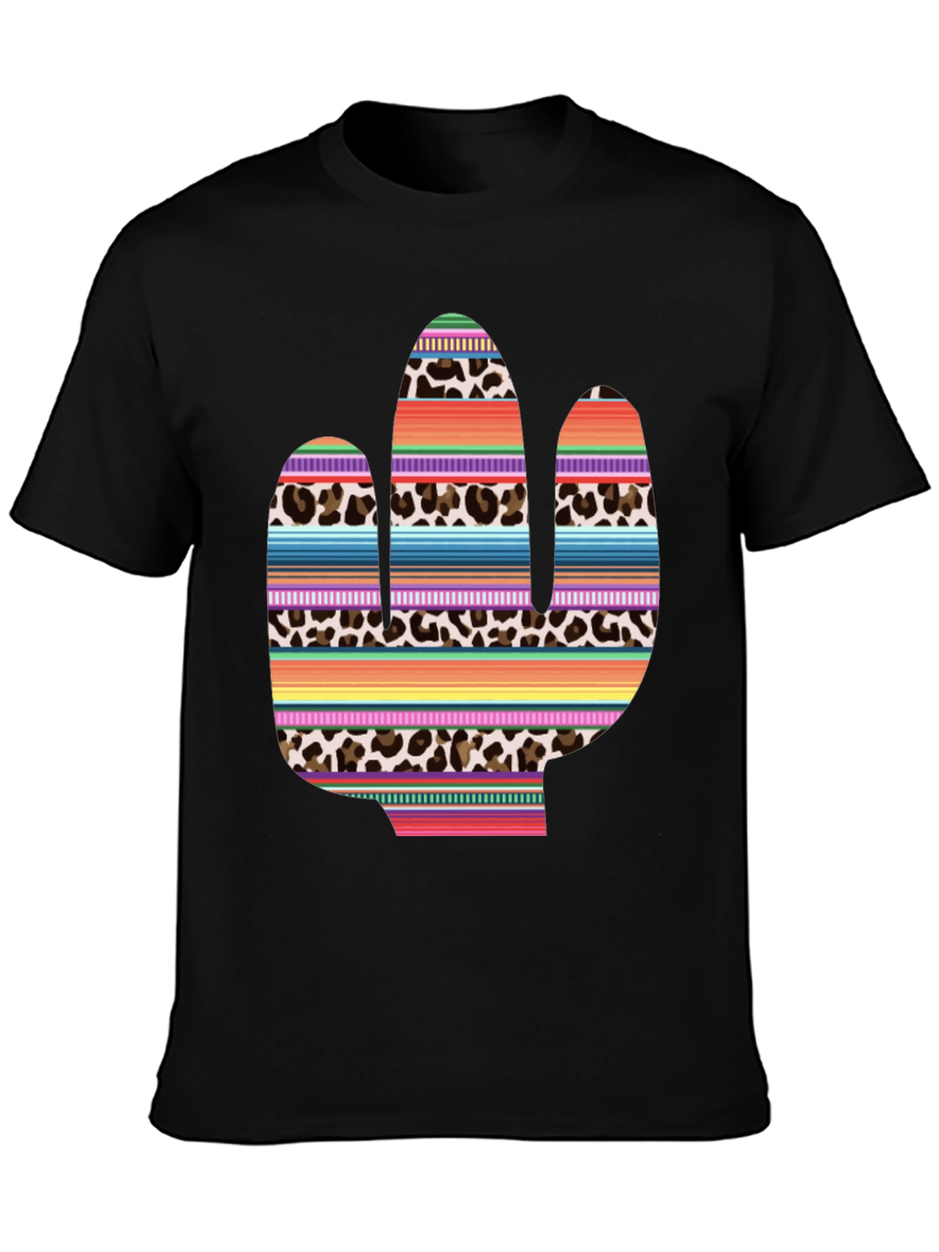 Cactus Print Tee - Western Style