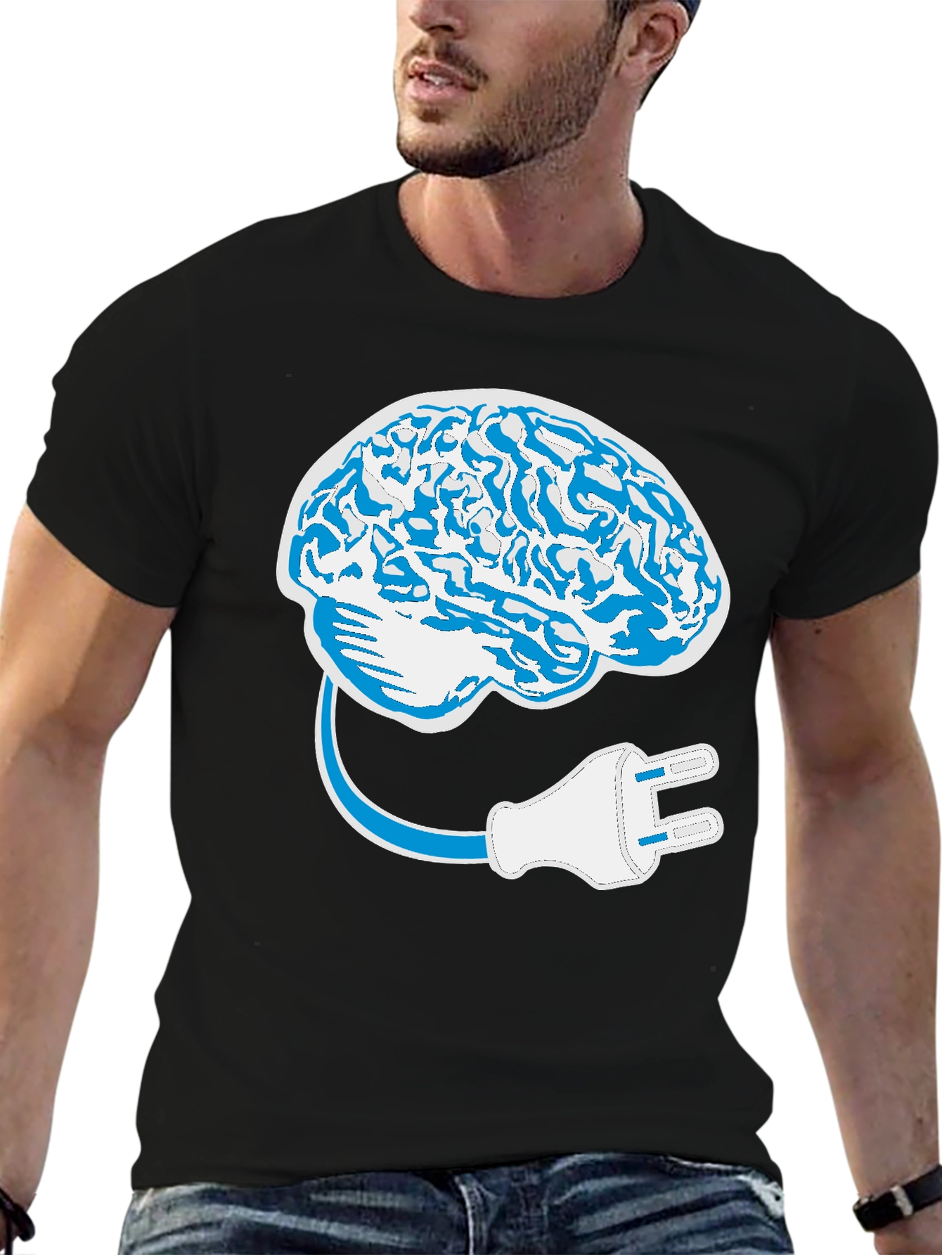 Brain Power Up T-Shirt - Intelligent Design Tee