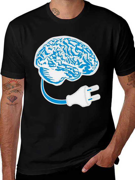 Brain Power Up T-Shirt - Intelligent Design Tee