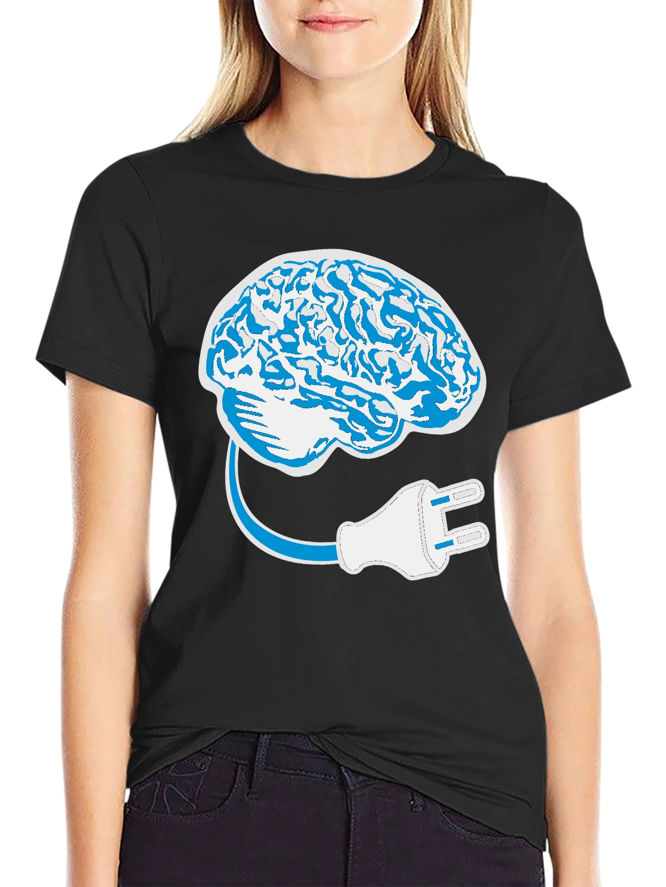 Brain Power Up T-Shirt - Intelligent Design Tee