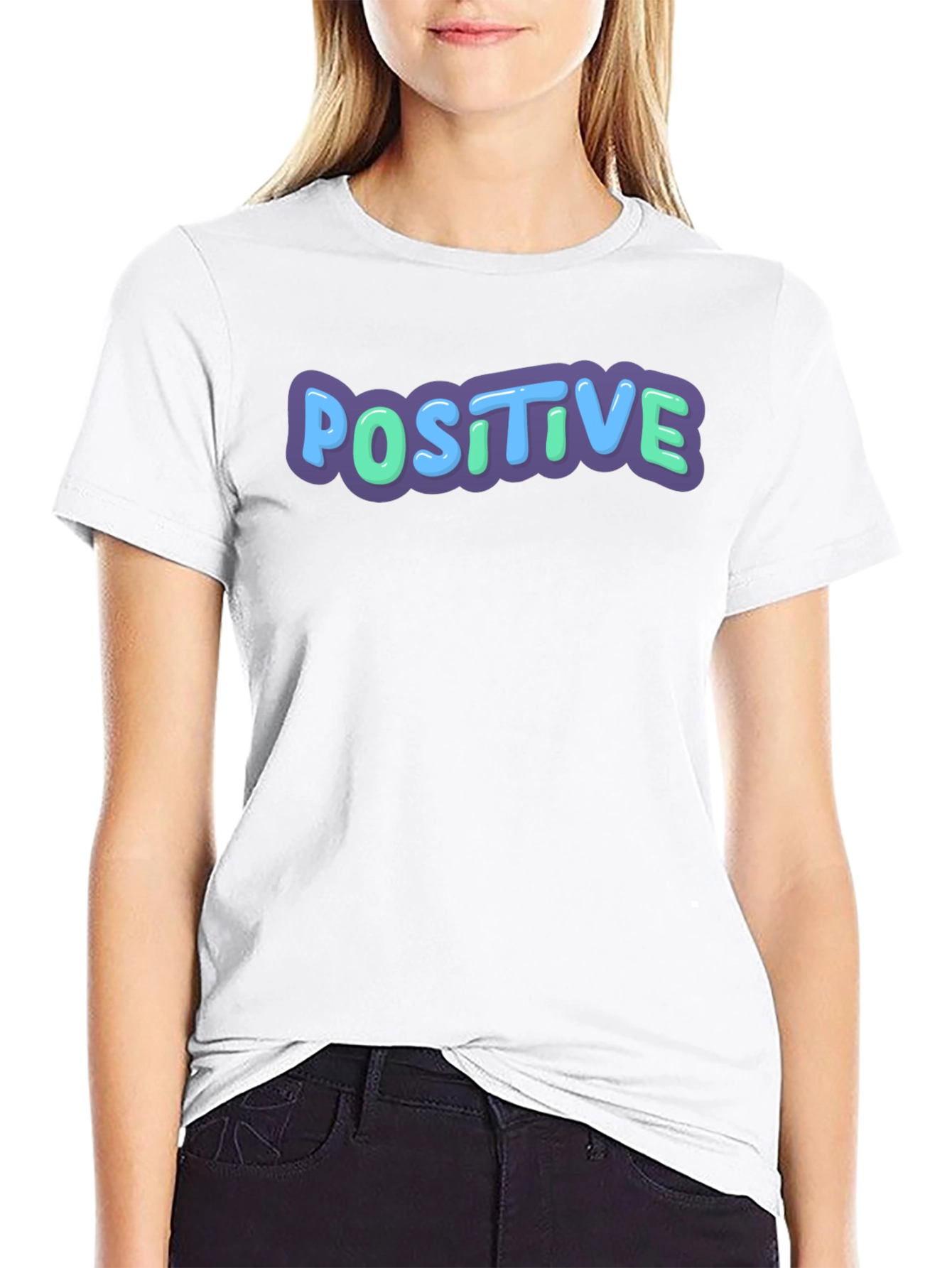 Positive Vibes Graphic Tee - Casual Comfort