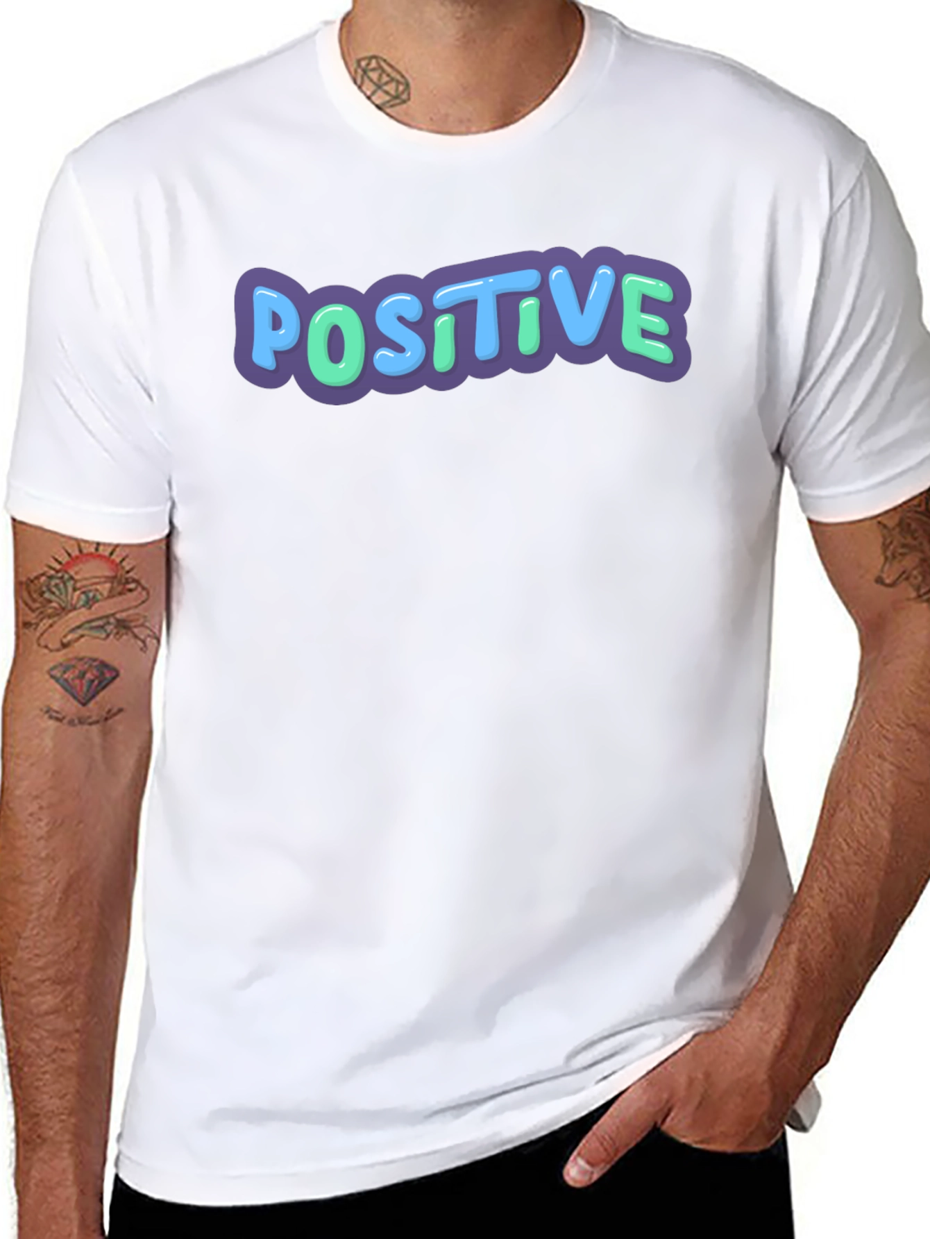 Positive Vibes Graphic Tee - Casual Comfort