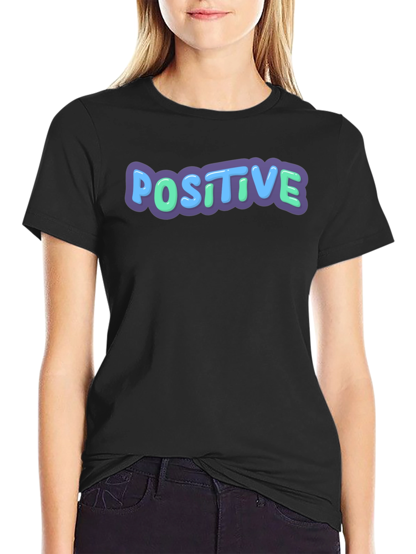 Positive Vibes Graphic Tee - Casual Comfort