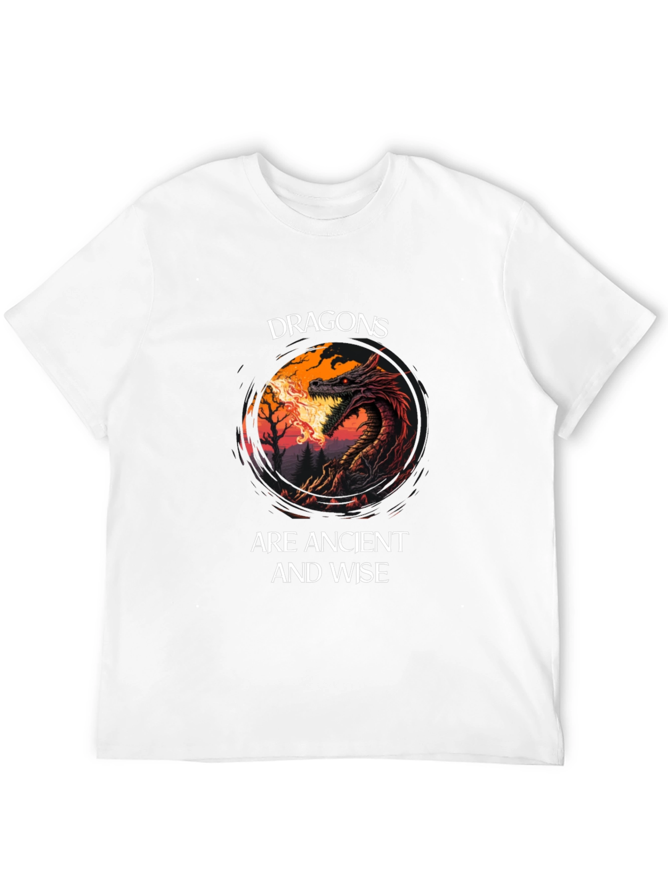 Dragon Graphic Tee - Ancient and Wise T-Shirt