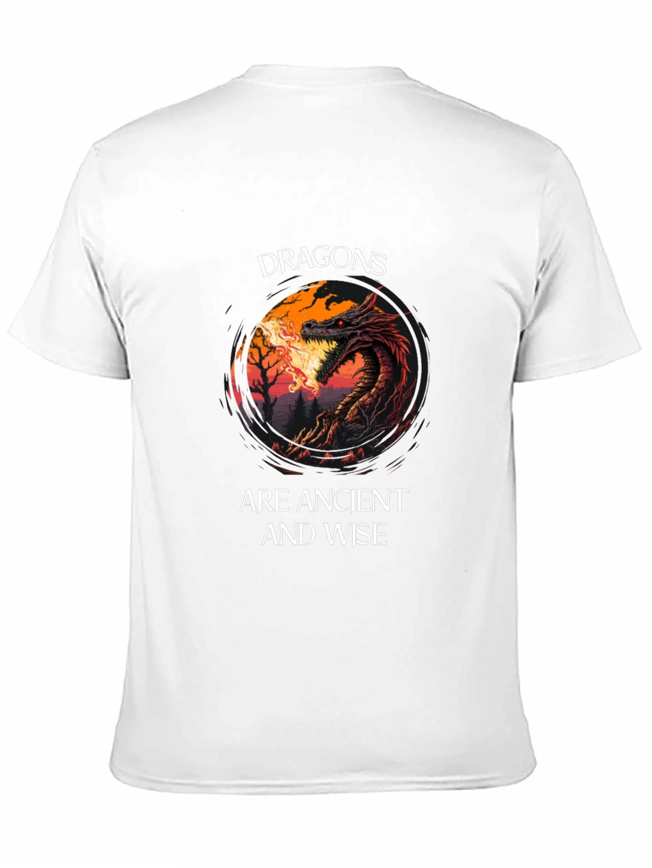 Dragon Graphic Tee - Ancient and Wise T-Shirt