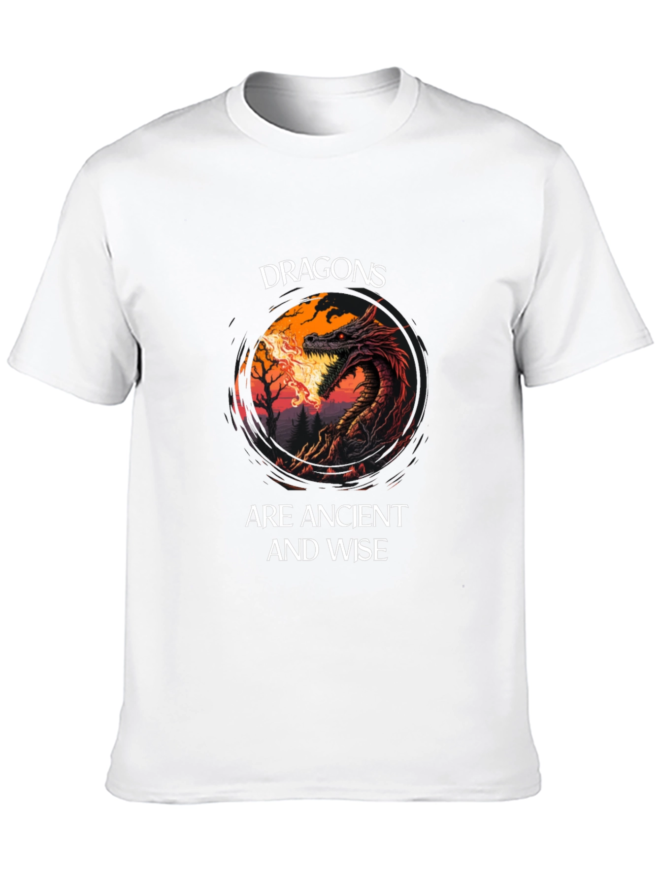 Dragon Graphic Tee - Ancient and Wise T-Shirt
