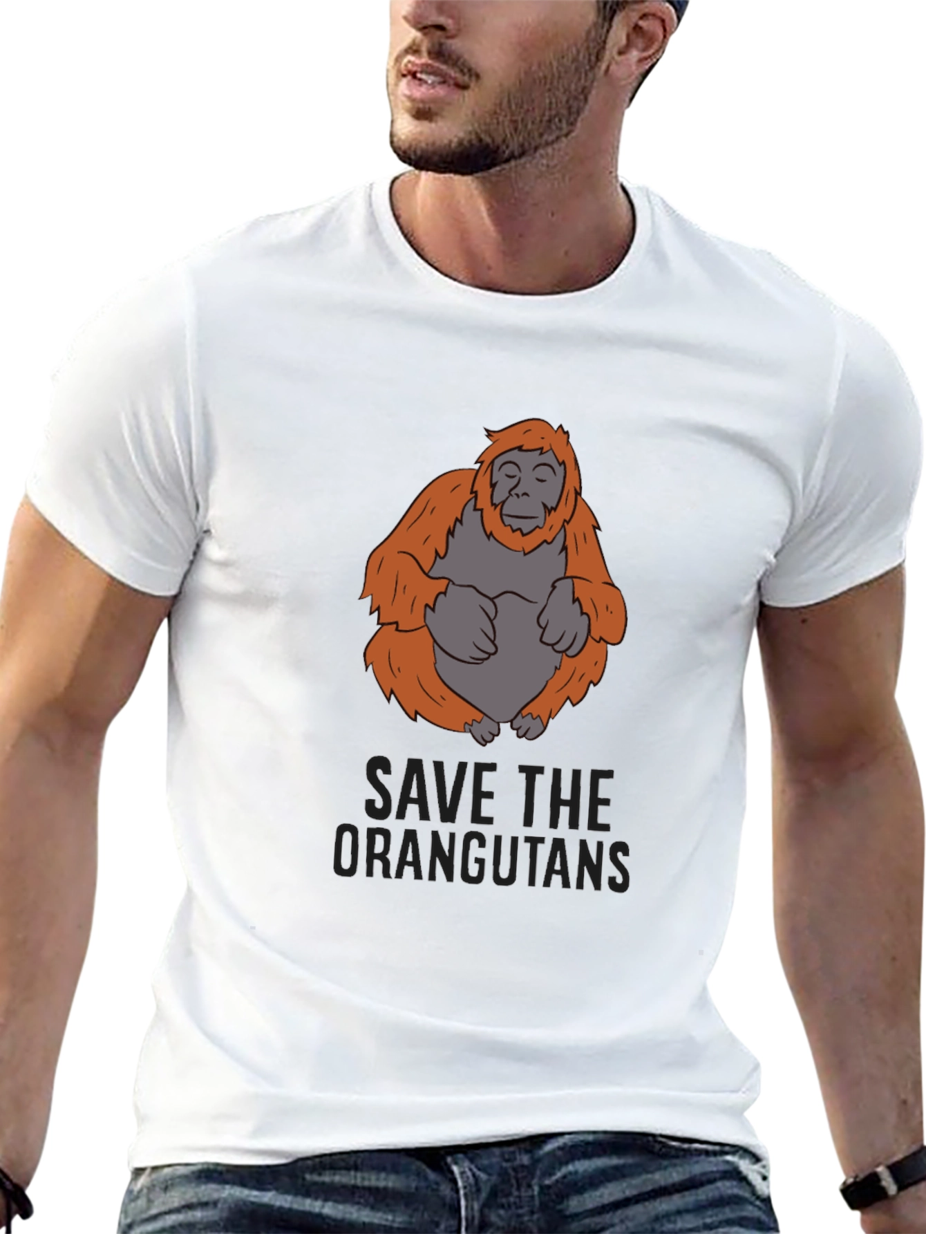 Save the Orangutans Graphic T-Shirt