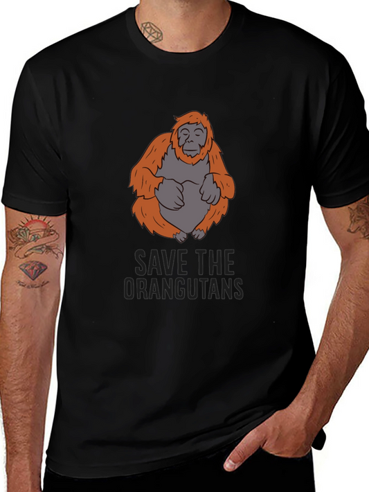 Save the Orangutans Graphic T-Shirt