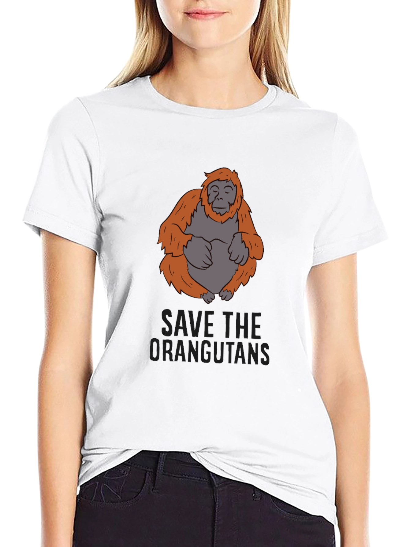 Save the Orangutans Graphic T-Shirt