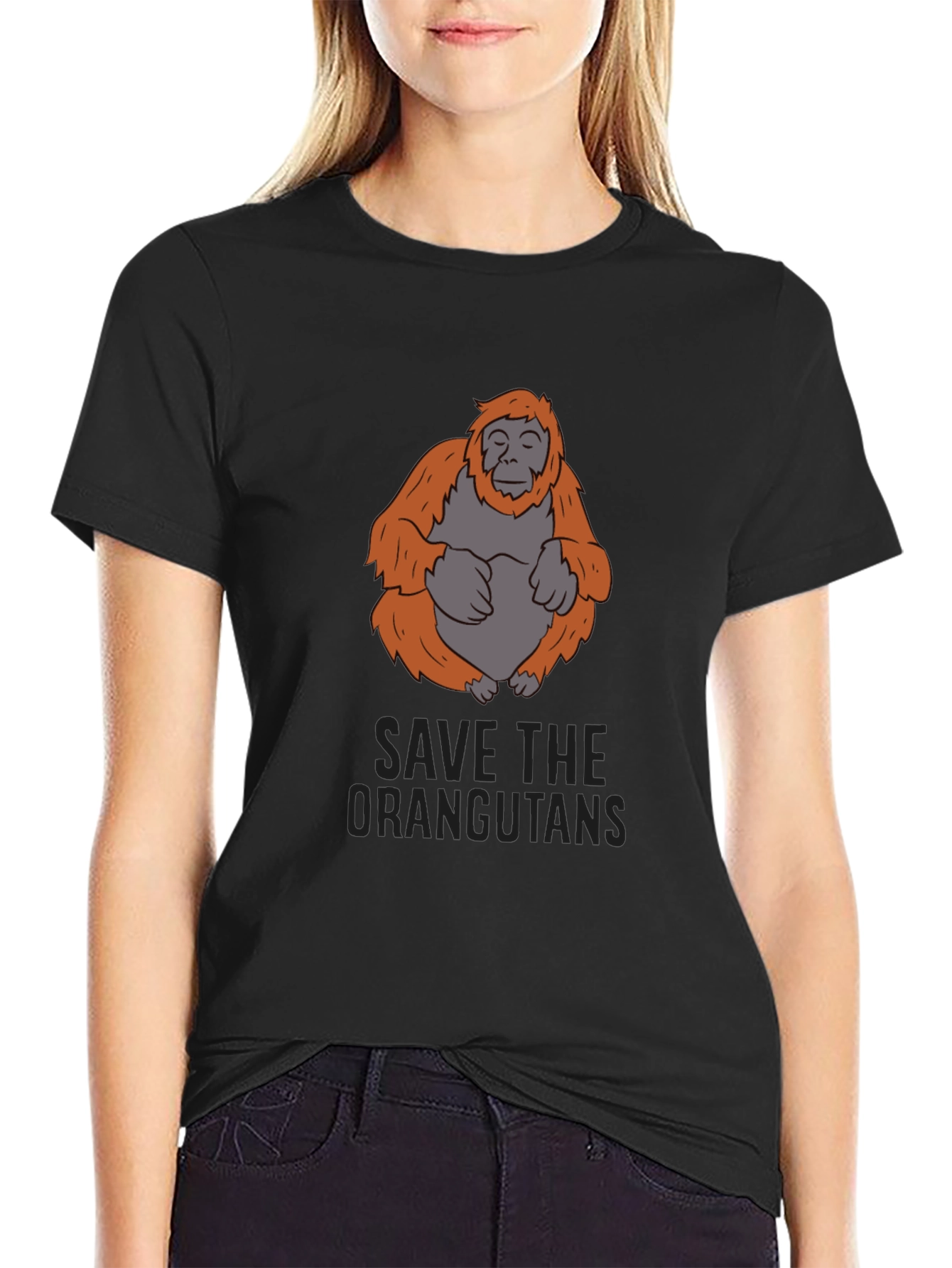Save the Orangutans Graphic T-Shirt