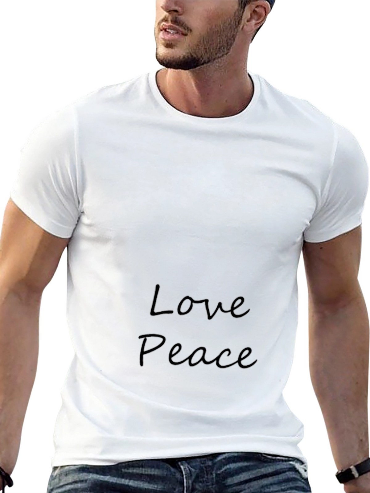 Love & Peace Black T-Shirt