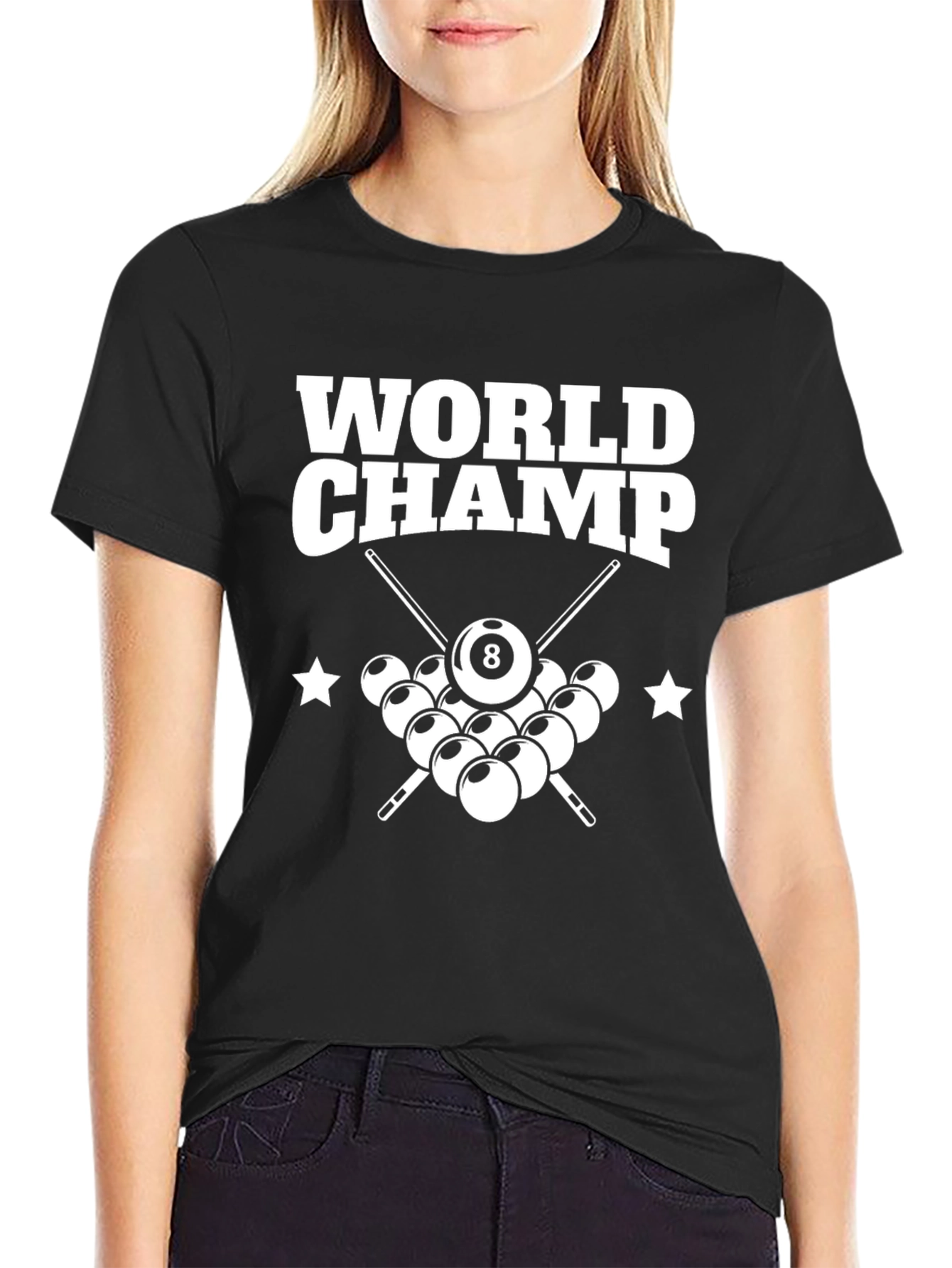 World Champ Billiards Graphic T-Shirt
