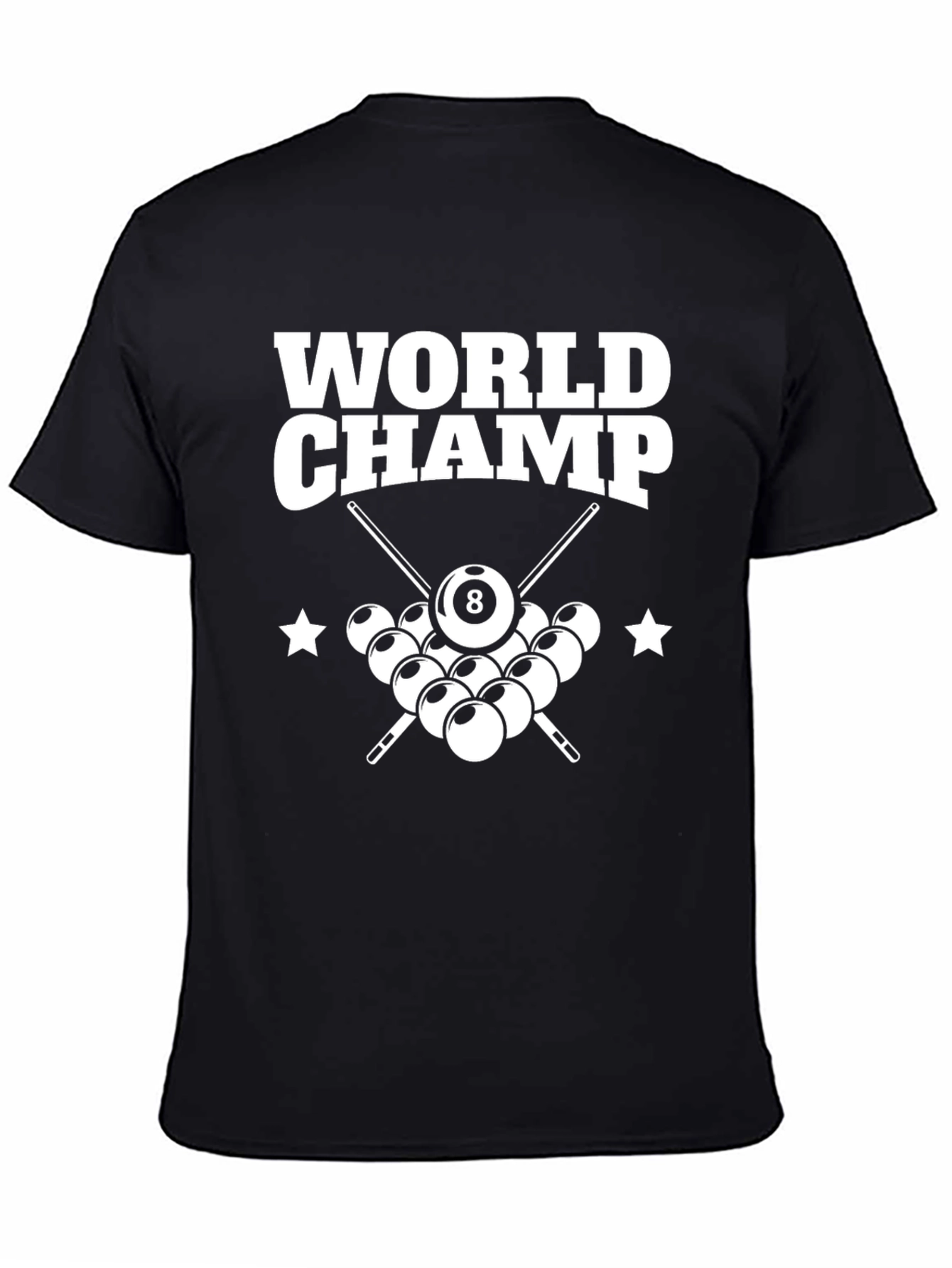World Champ Billiards Graphic T-Shirt