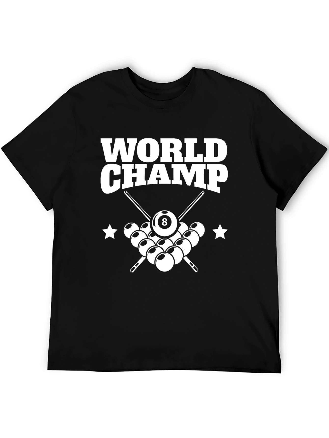 World Champ Billiards Graphic T-Shirt