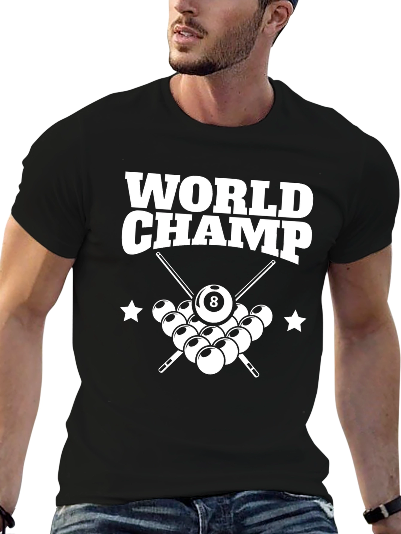 World Champ Billiards Graphic T-Shirt