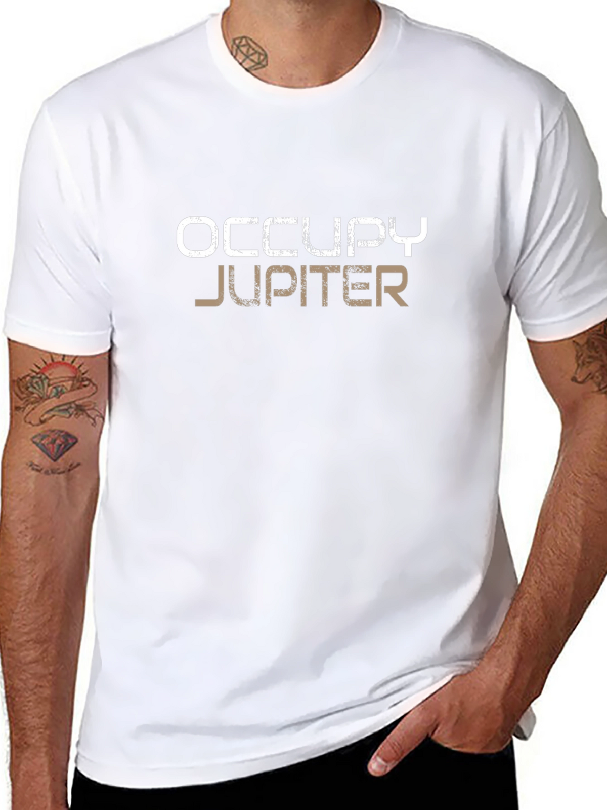 Occupy Jupiter Graphic Tee - Black
