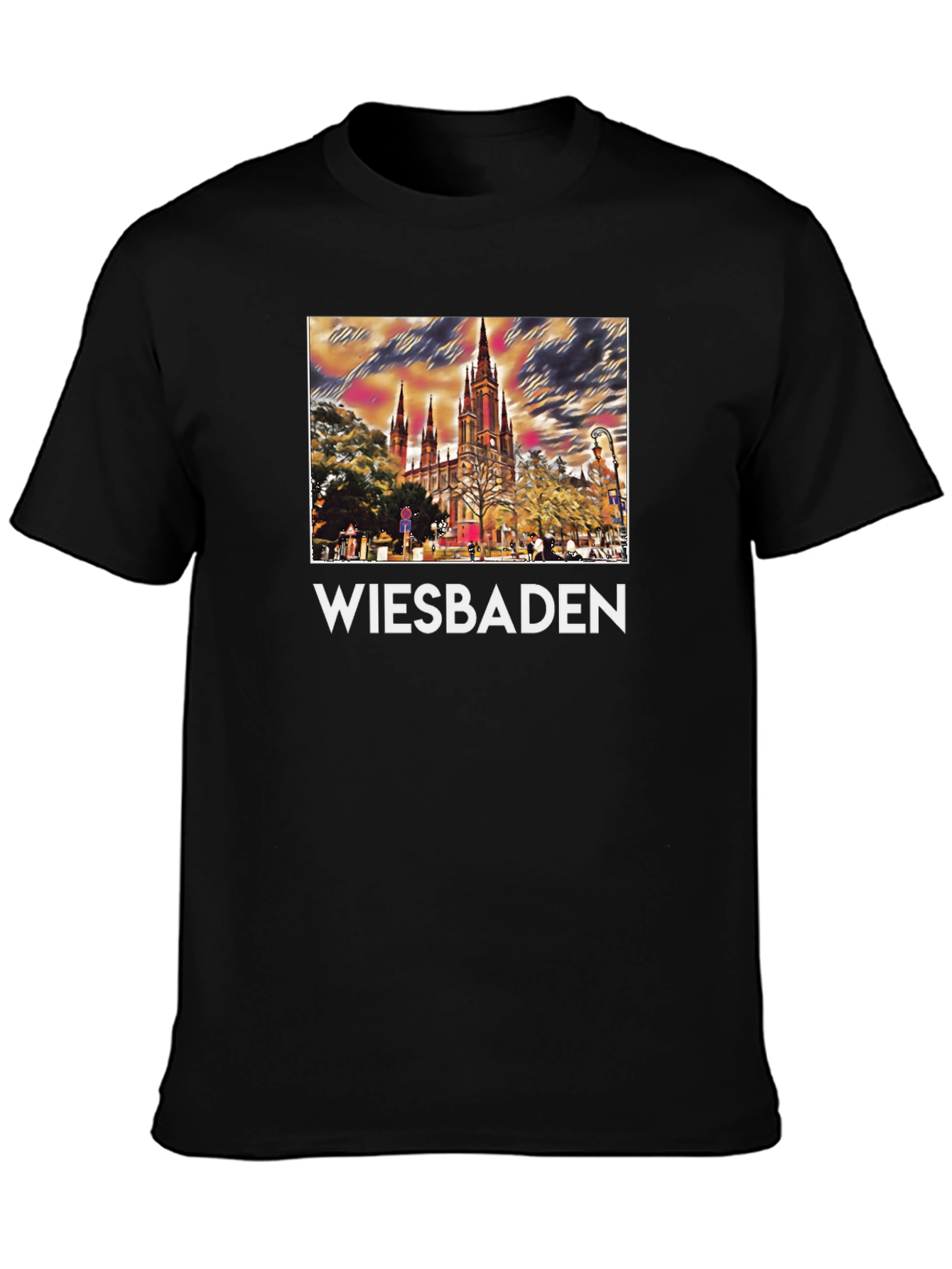 Wiesbaden Germany Cathedral T-Shirt