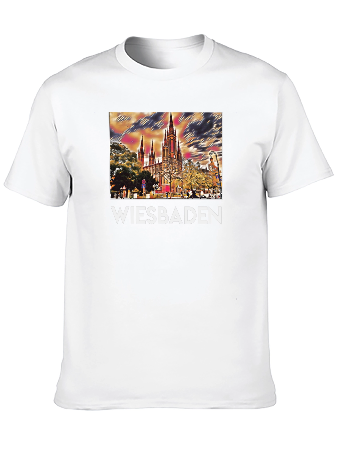 Wiesbaden Germany Cathedral T-Shirt