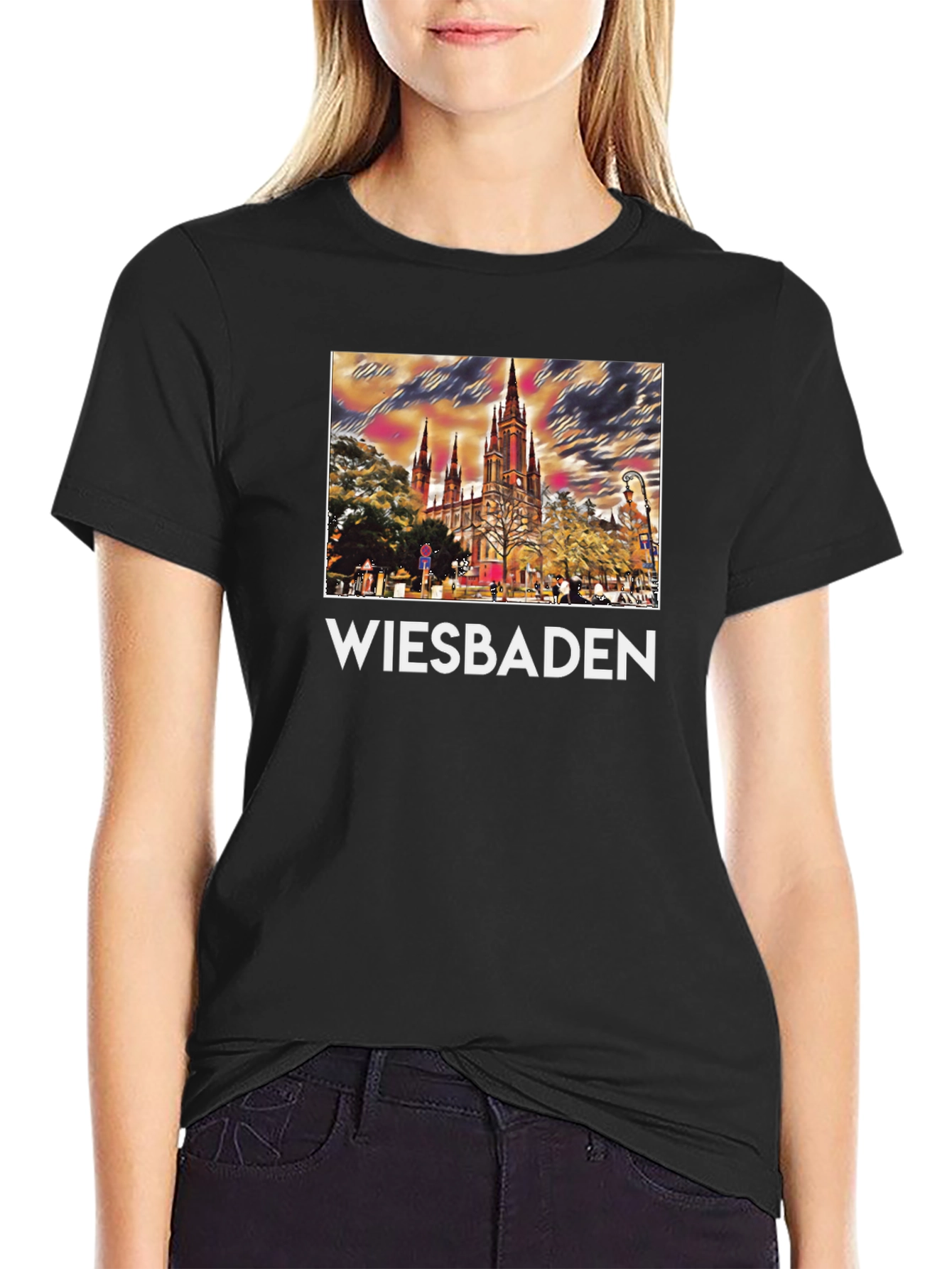 Wiesbaden Germany Cathedral T-Shirt