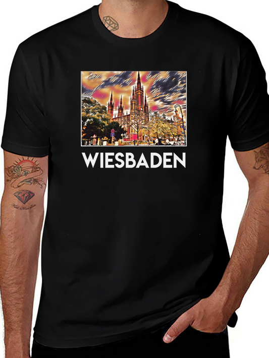 Wiesbaden Germany Cathedral T-Shirt