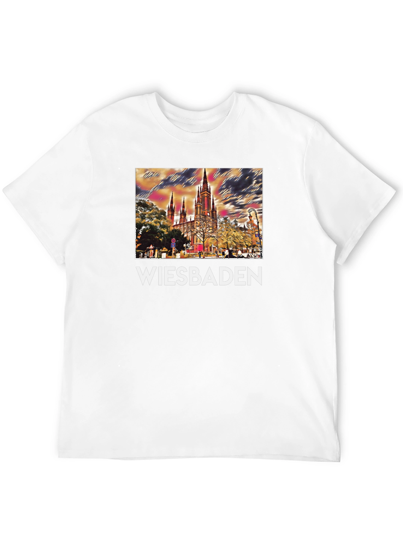 Wiesbaden Germany Cathedral T-Shirt